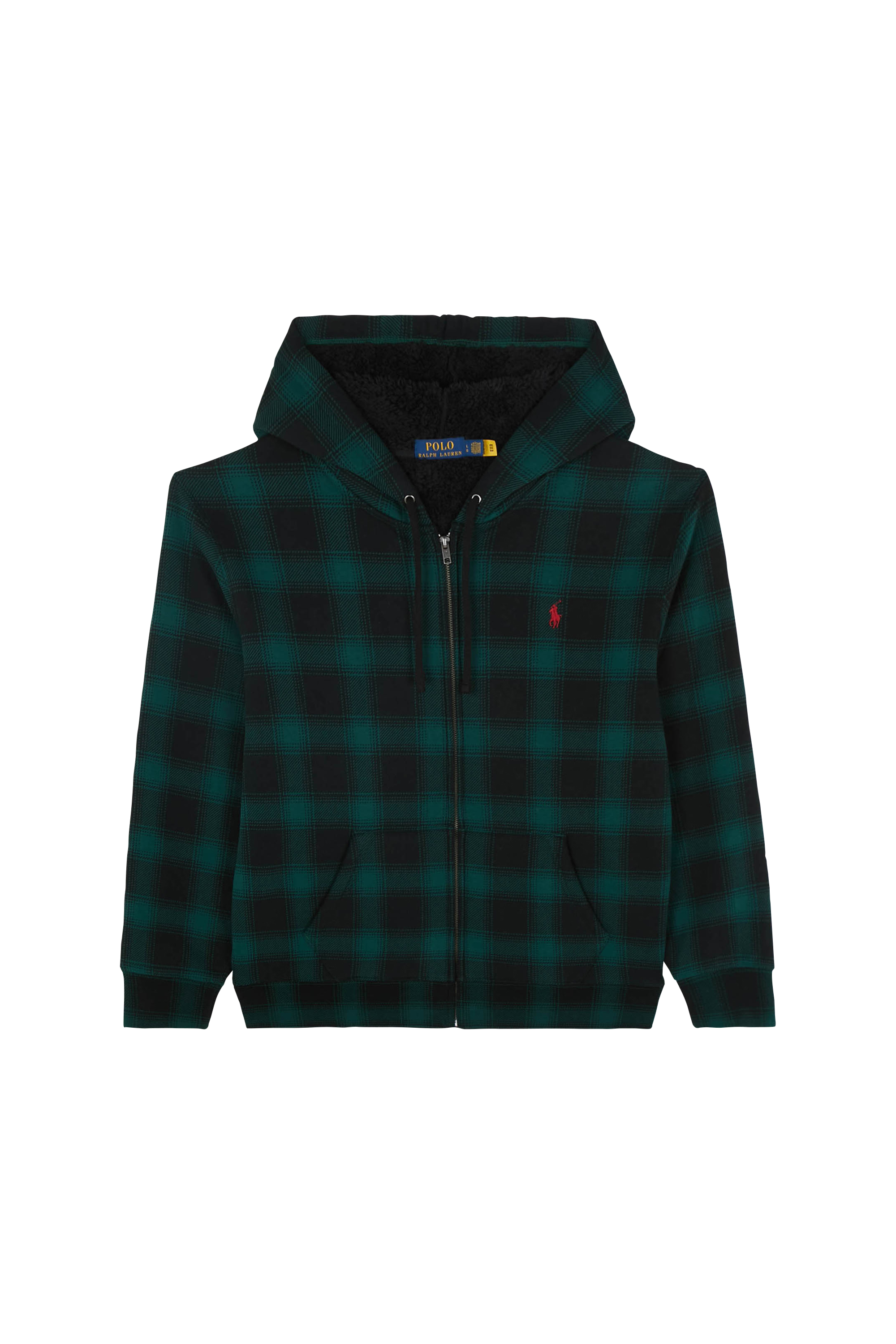 Hoodie zippé Vert