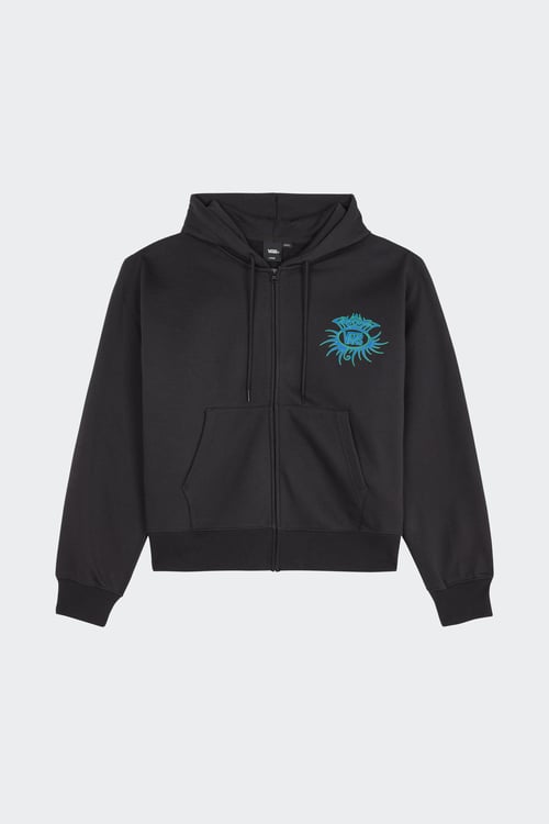 Hoodie zippé - Taille S Noir