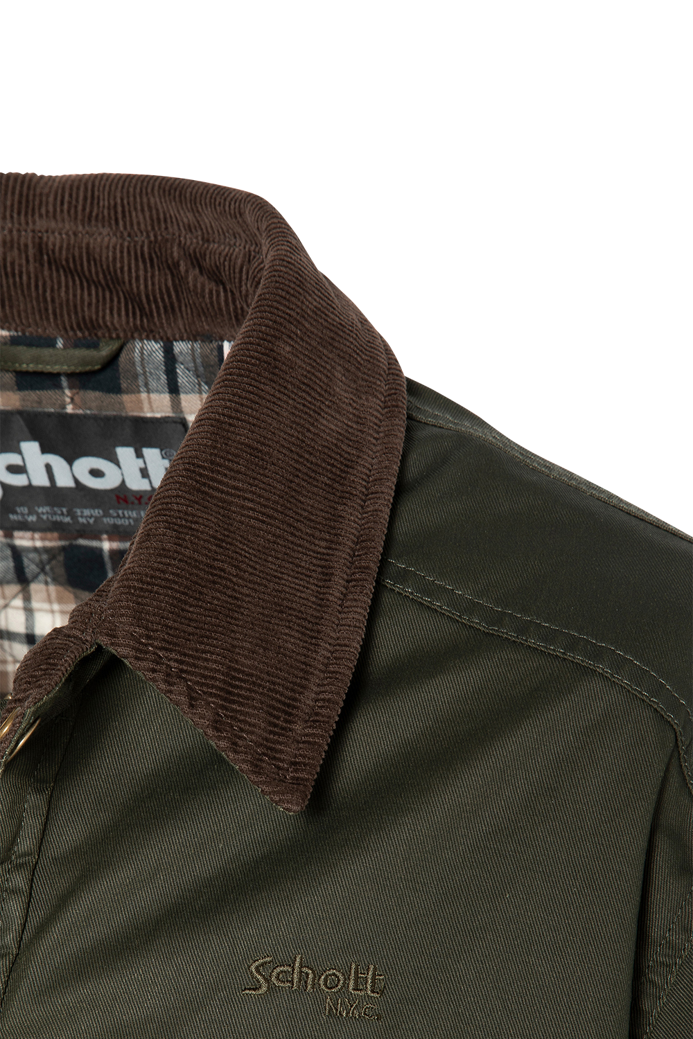 Veste | Vert SCHOTT Homme