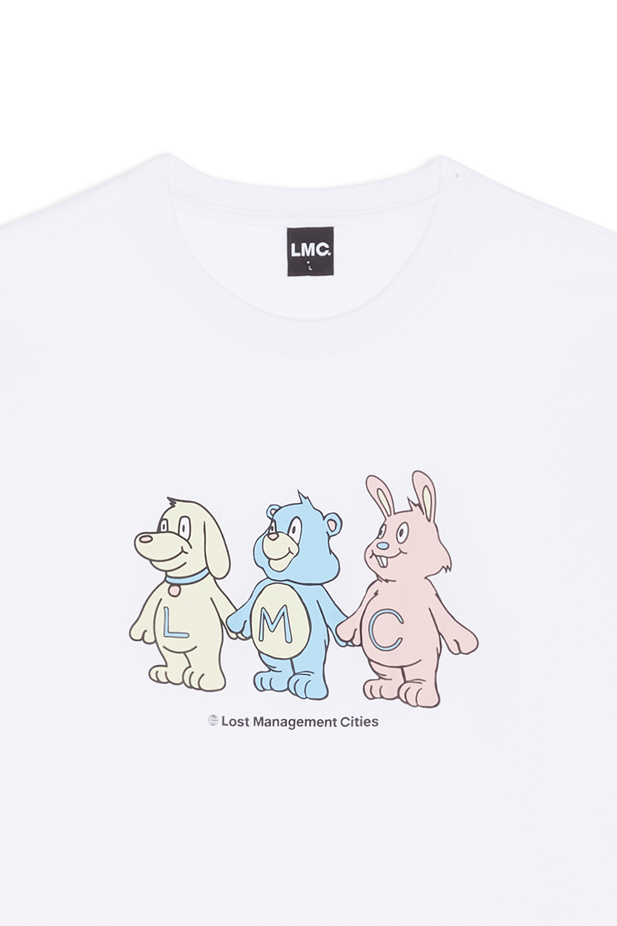 Tee-shirt | Blanc LOST MANAGEMENT CITIES Homme