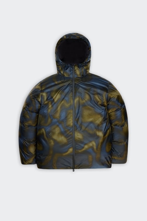 RAINS Lightweight quilted padded jacket with high neck Multicolored