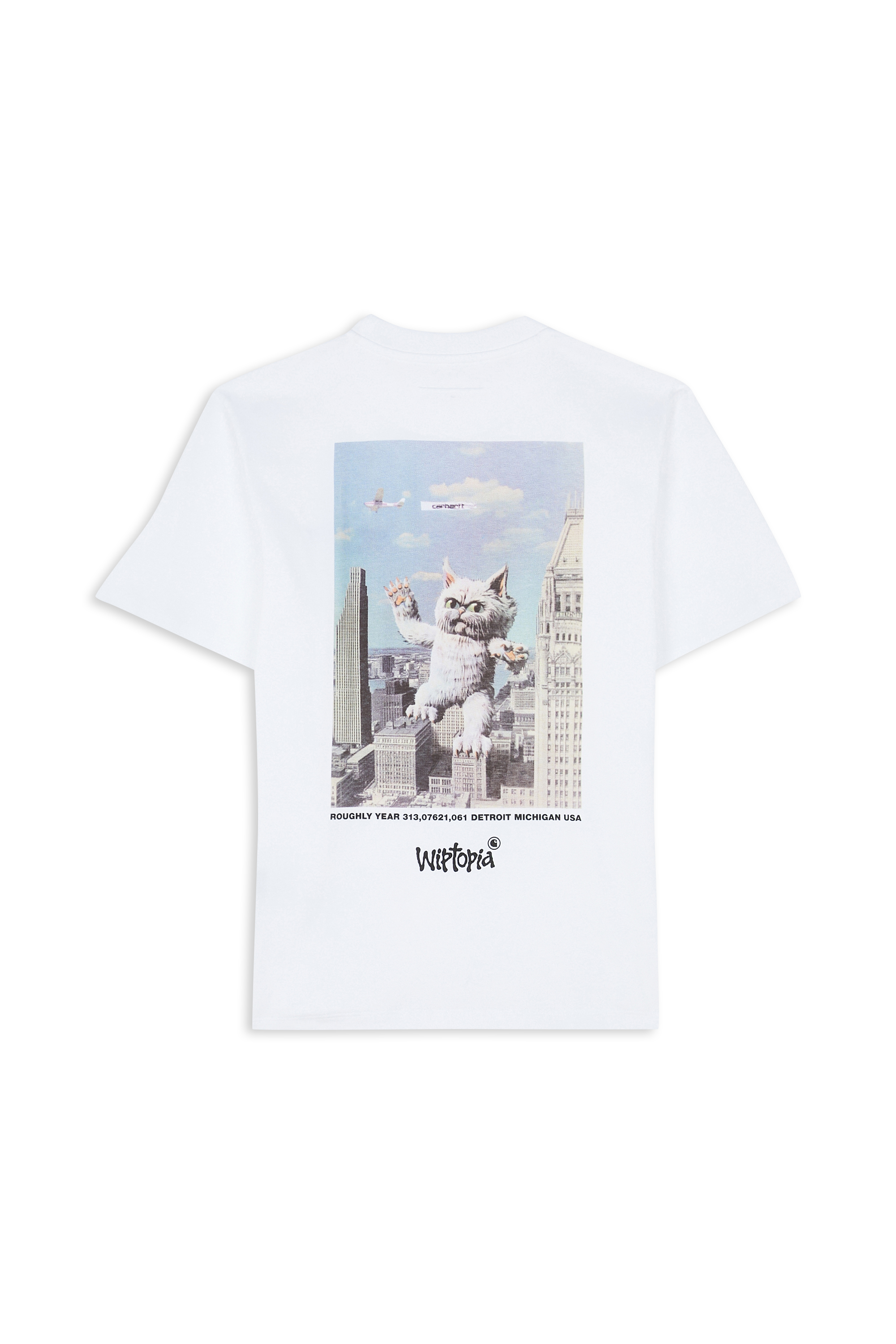 Regular-fit round-neck cotton T-shirt White