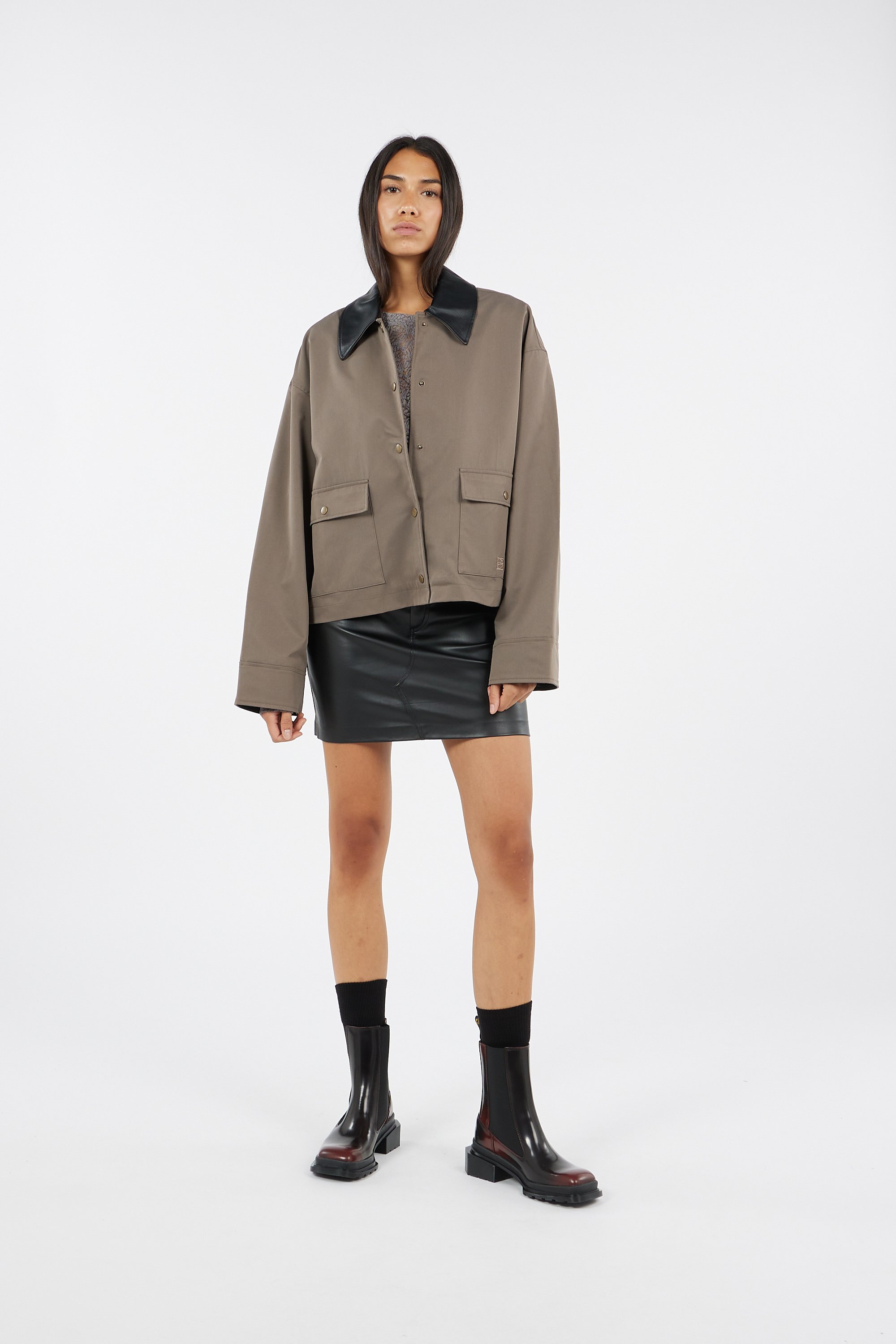 Veste | Marron by NOISY MAY Veste Marron