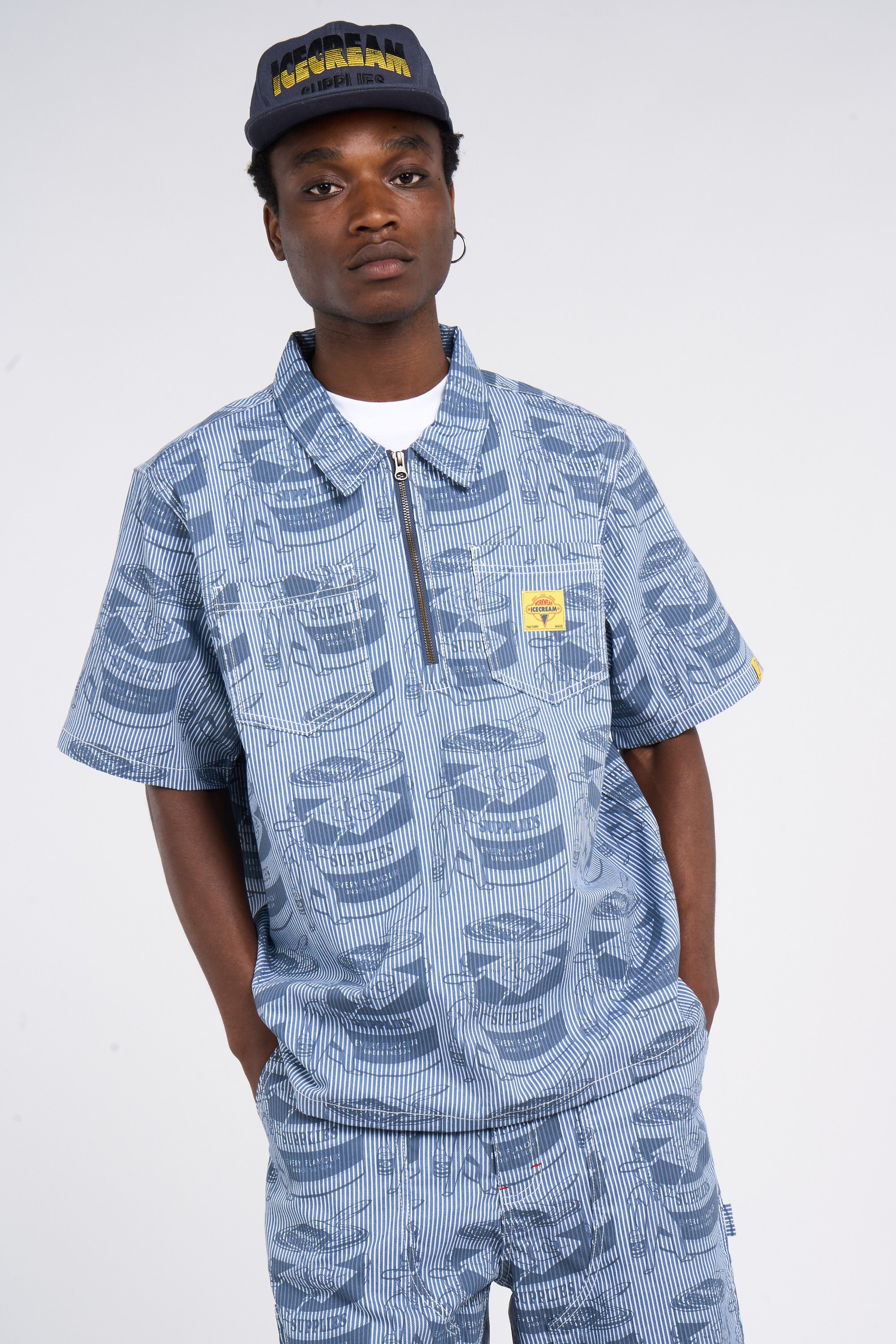 Shirt | Blue ICE CREAM Men