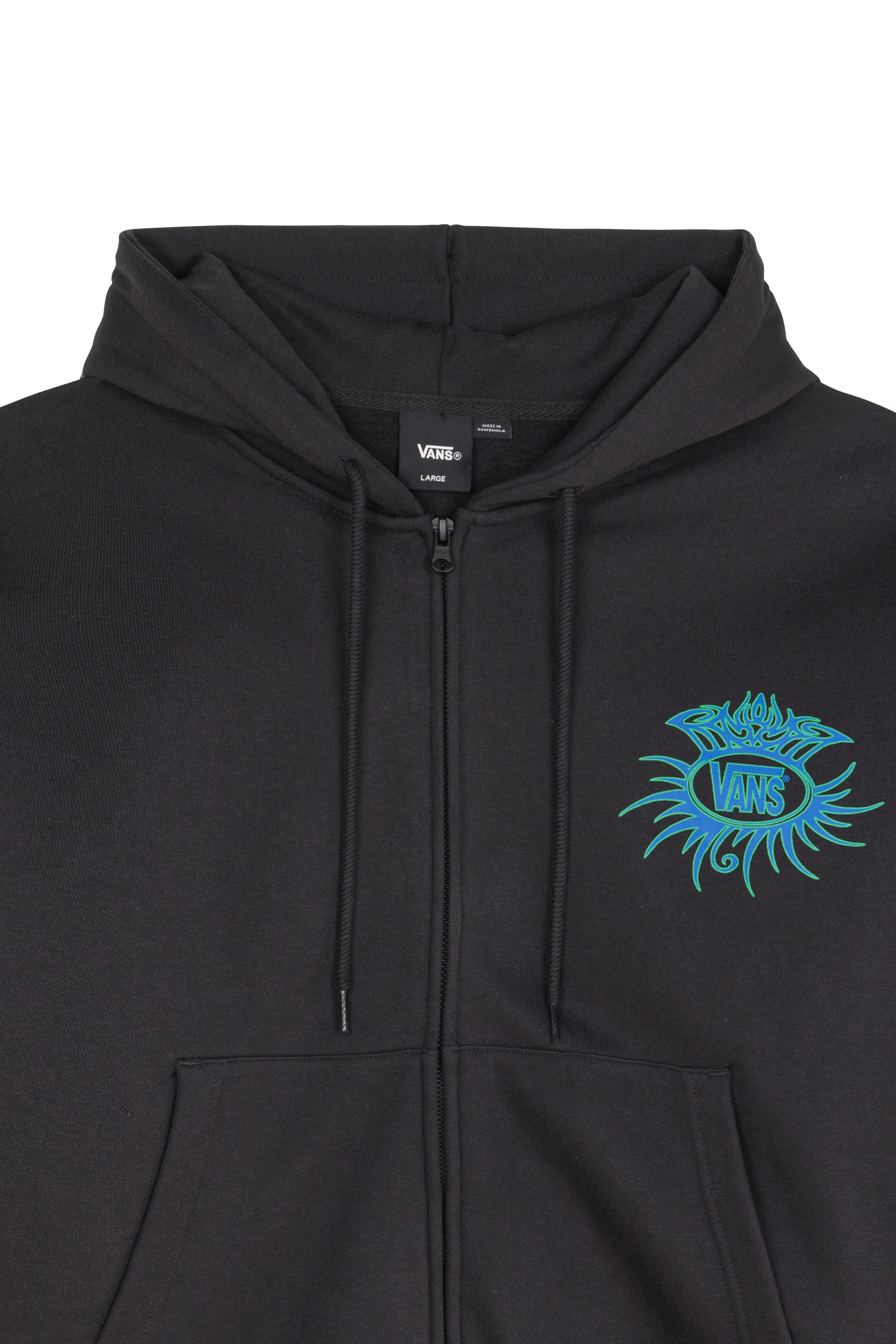 Zip-up hoodie Black