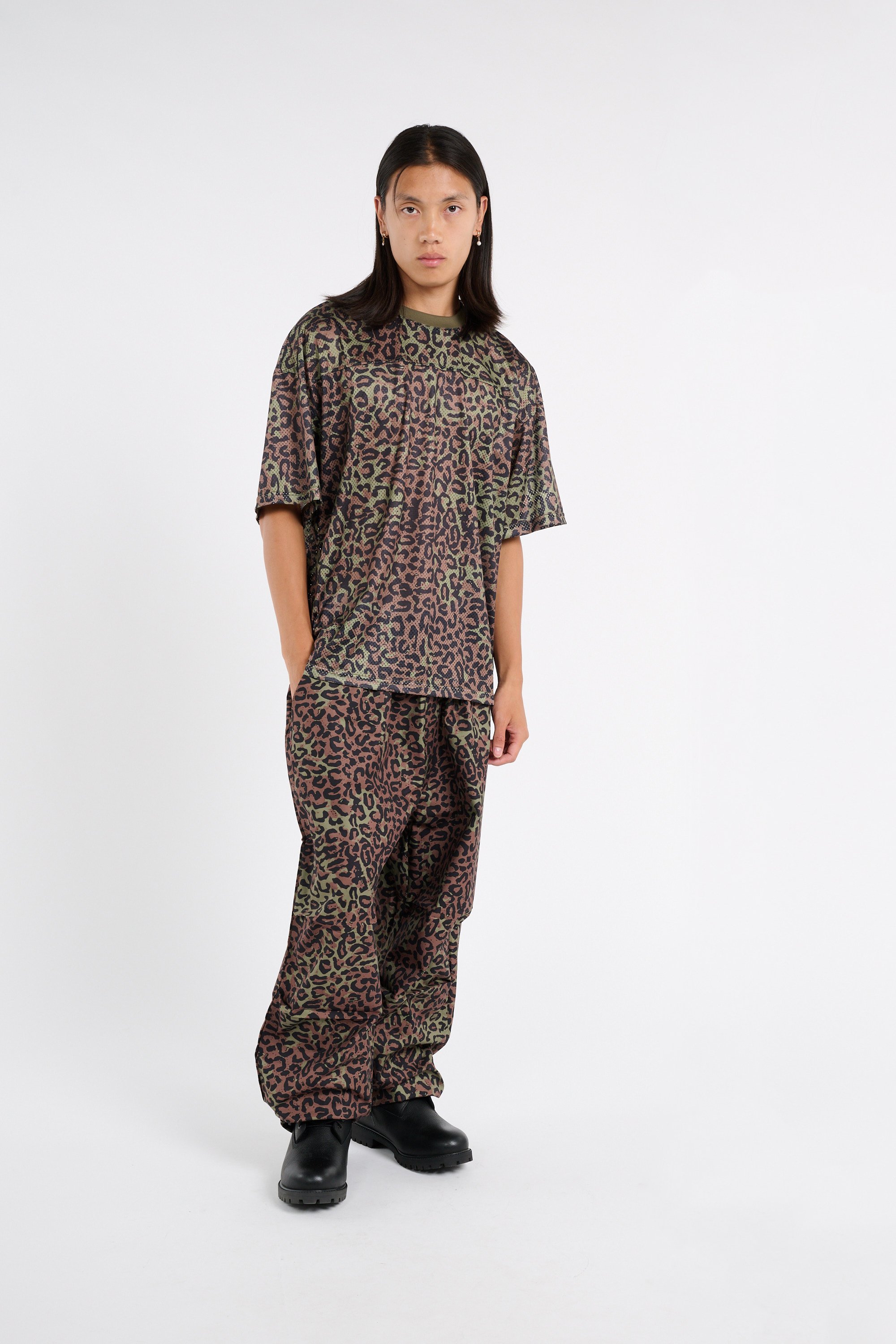 Wide-leg pants WASTED Green