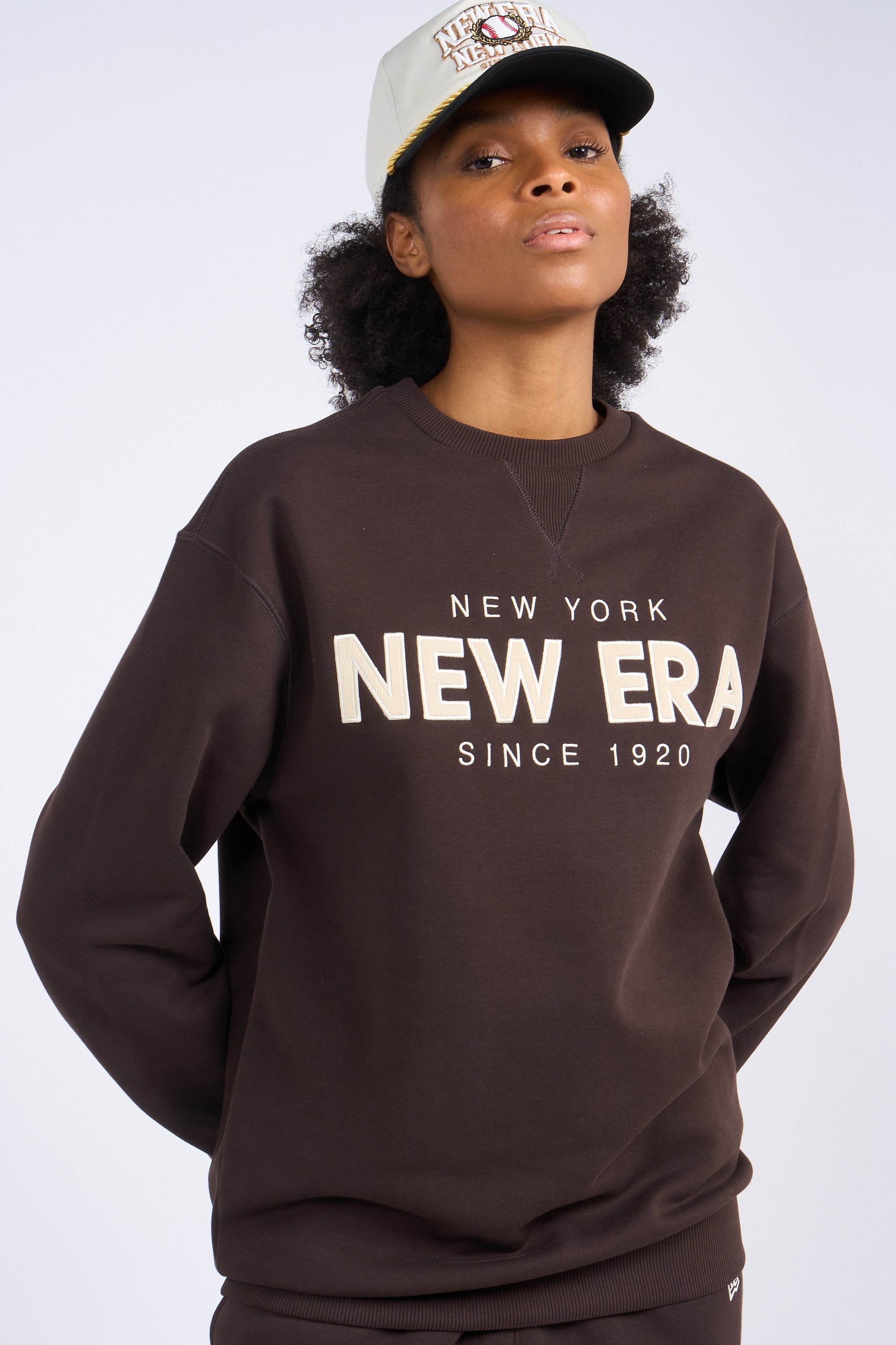 Sweatshirt | Brown by NEW ERA Sweatshirt Brown
