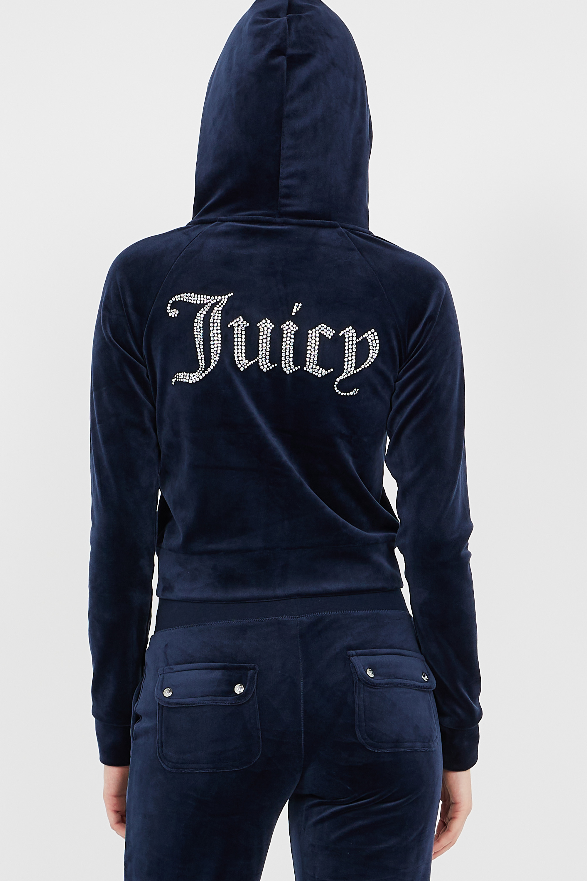 zip-up hoodie Blue