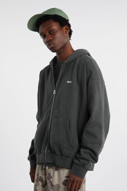 OBEY Hoodie zippé Noir