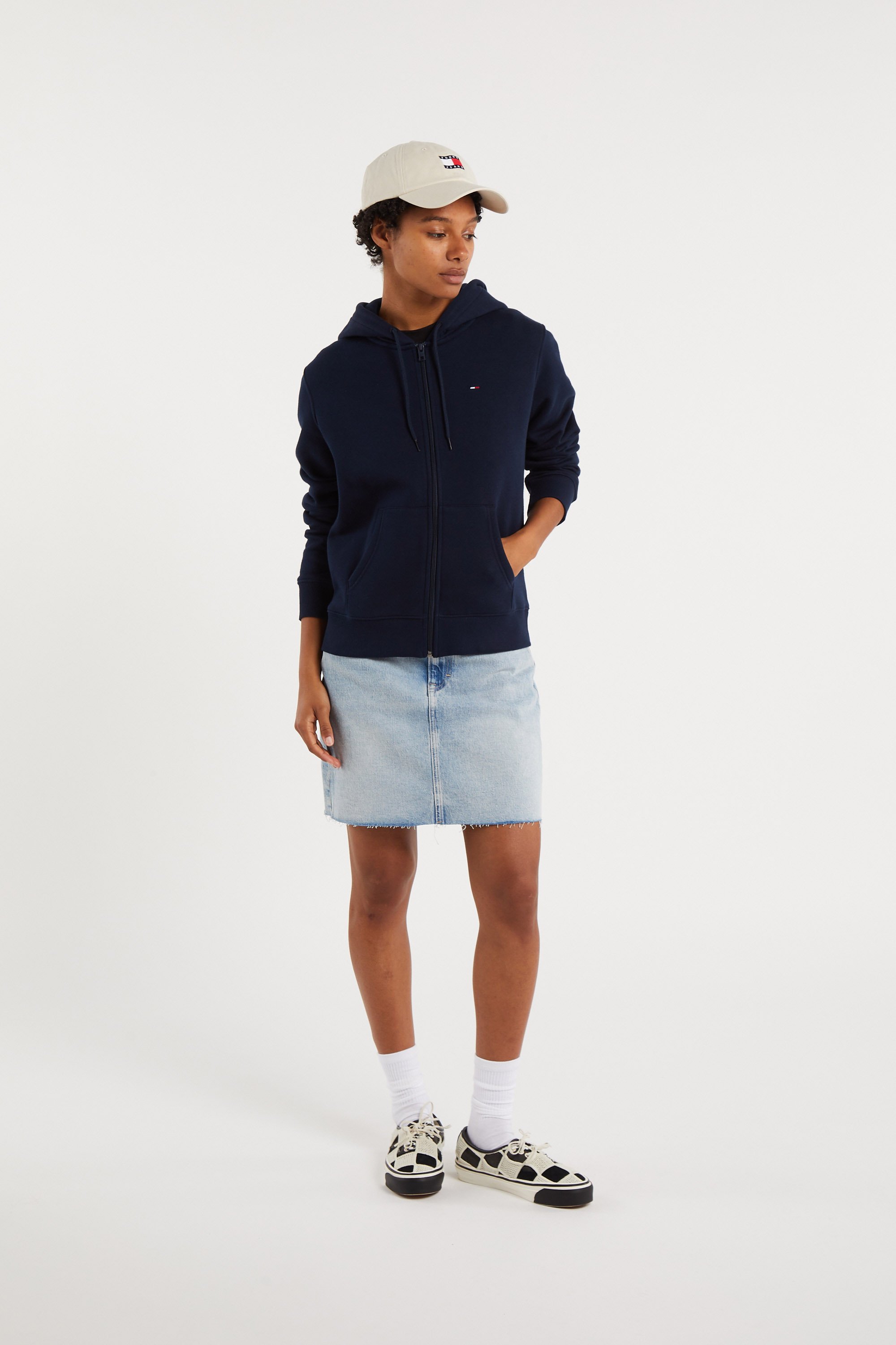 Hoodie zippé TOMMY JEANS Bleu