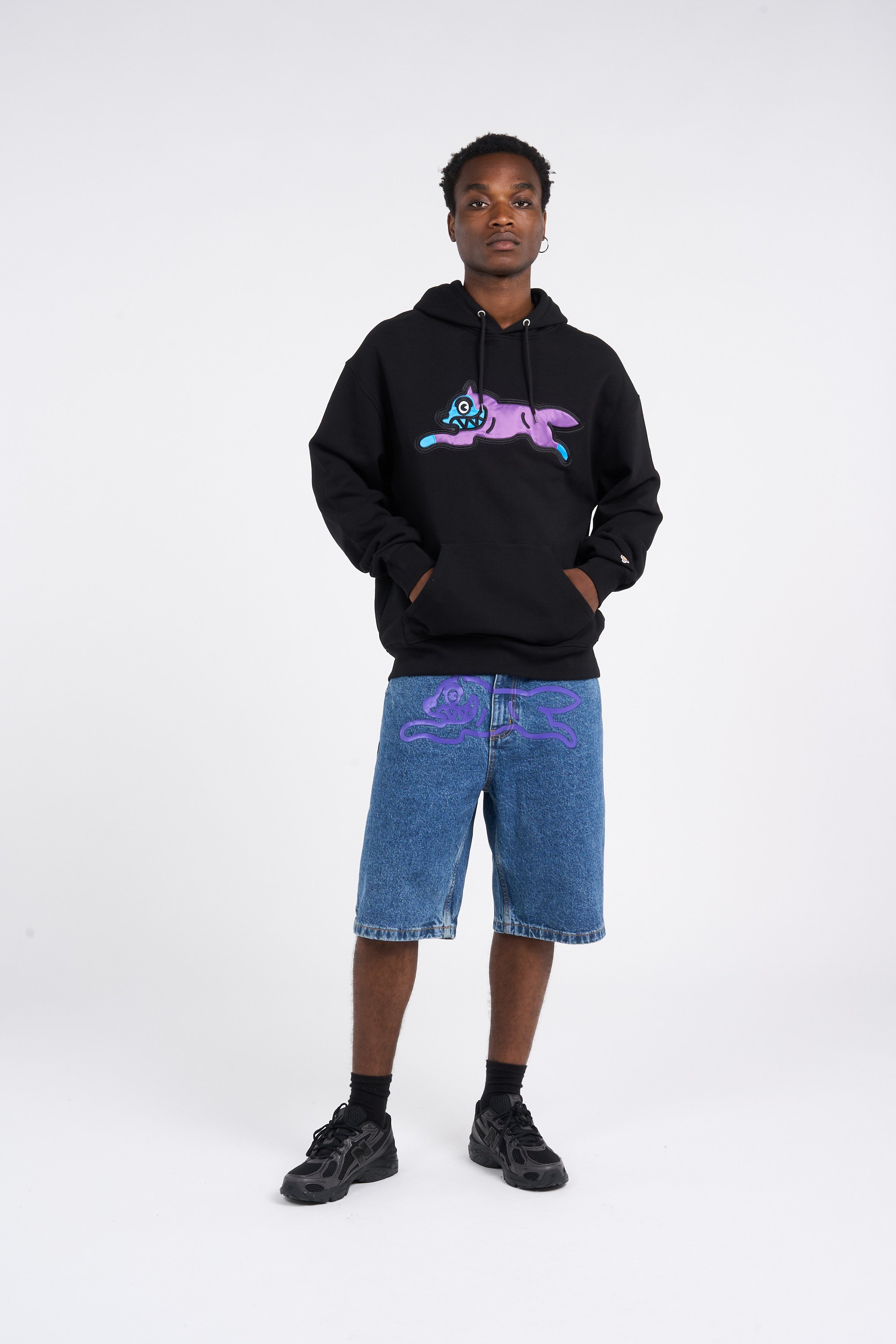 Hoodie | Black ICE CREAM Men