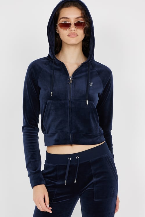 JUICY COUTURE Hoodie zippé Bleu