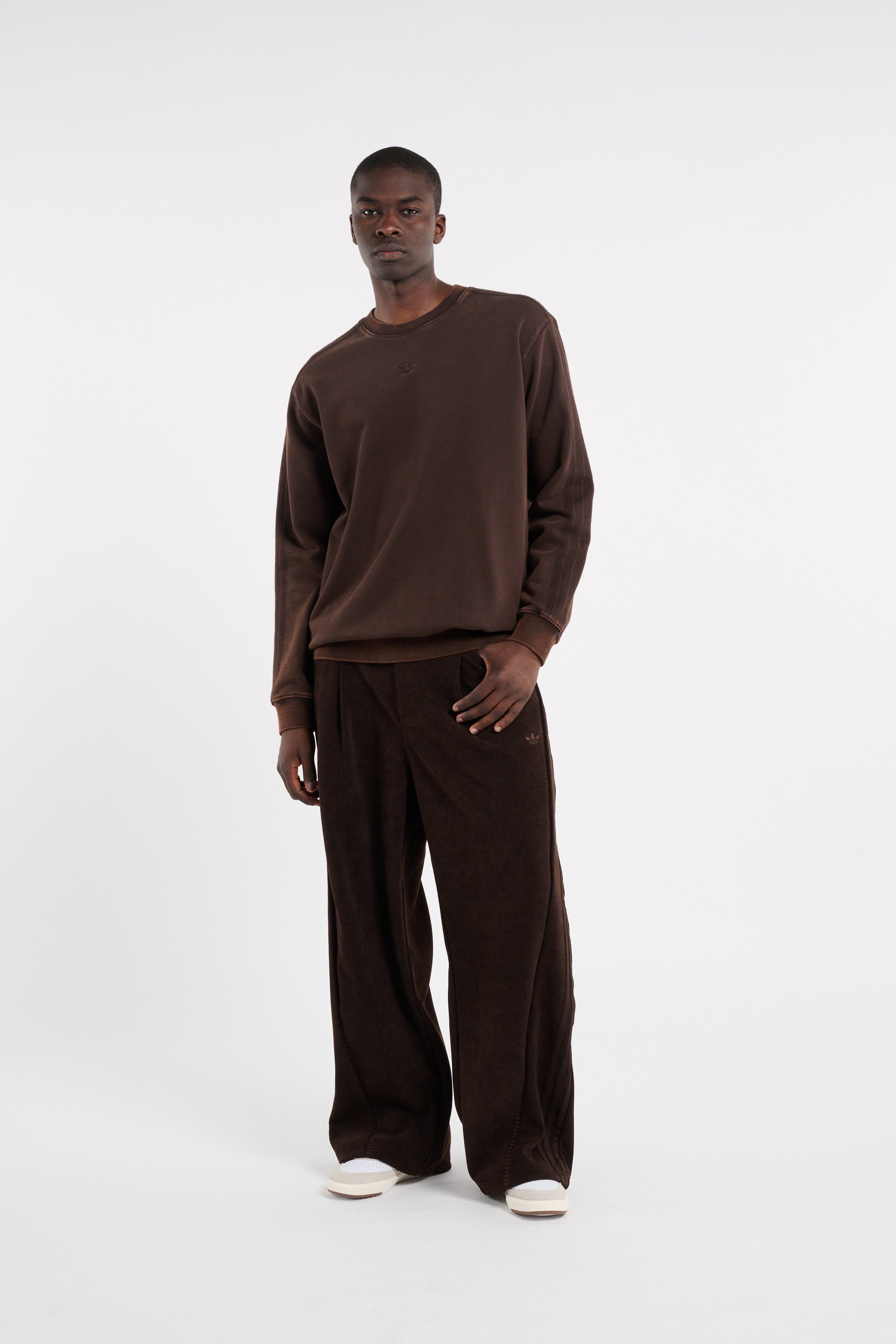 Pantalon de survêtement  ADIDAS Marron