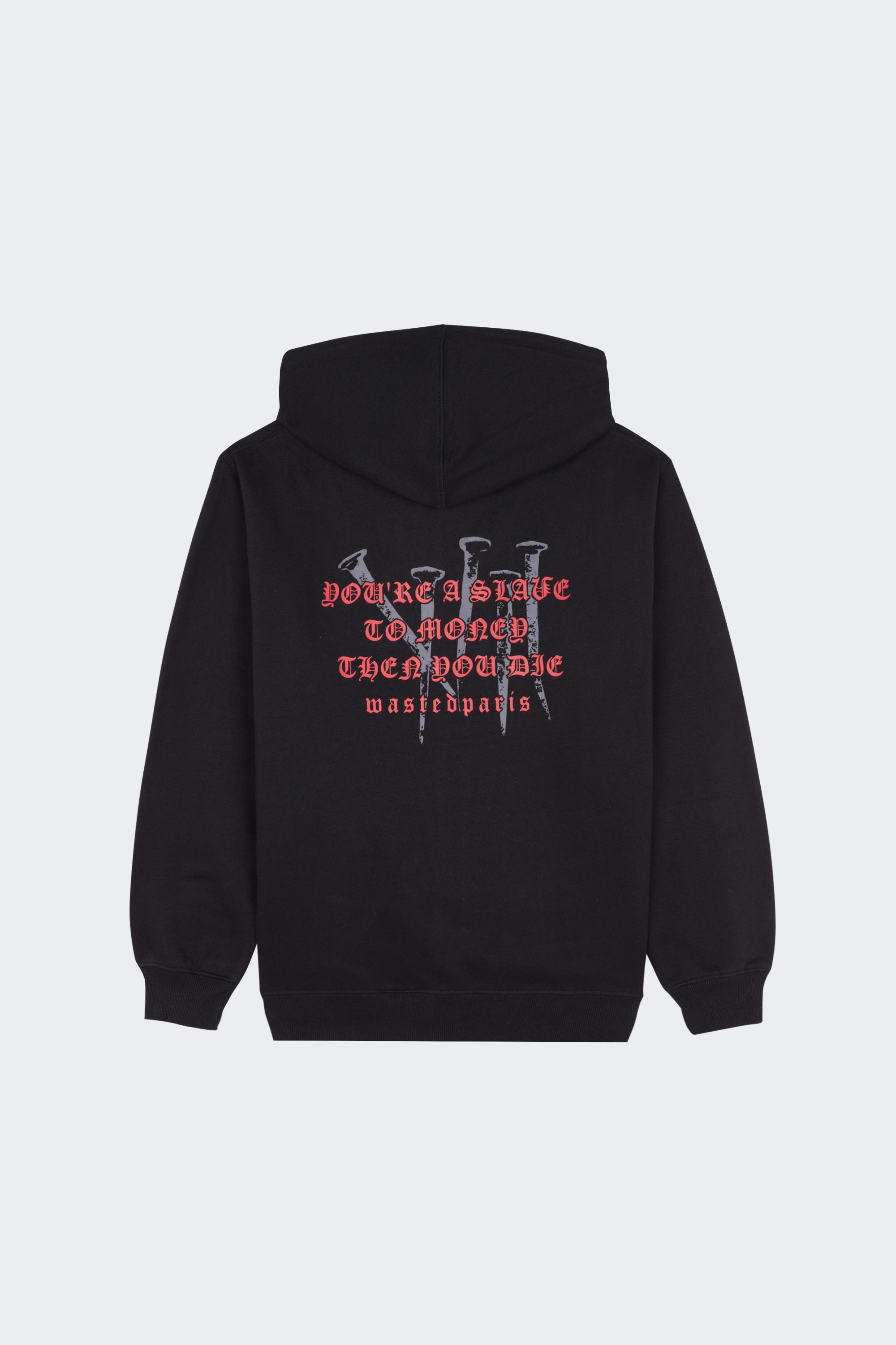 Hoodie | Noir by WASTED Hoodie Noir