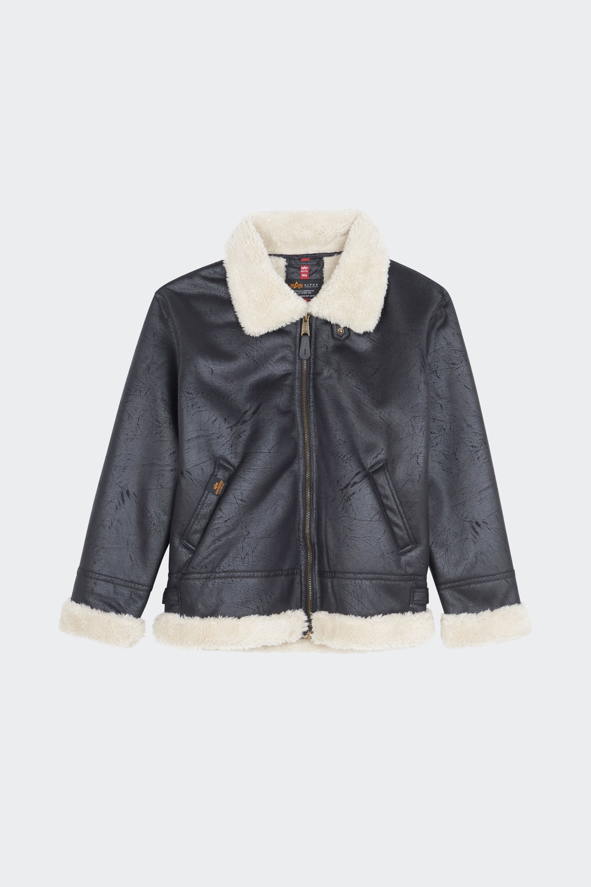 Jacket | Black by ALPHA INDUSTRIES Jacket Black