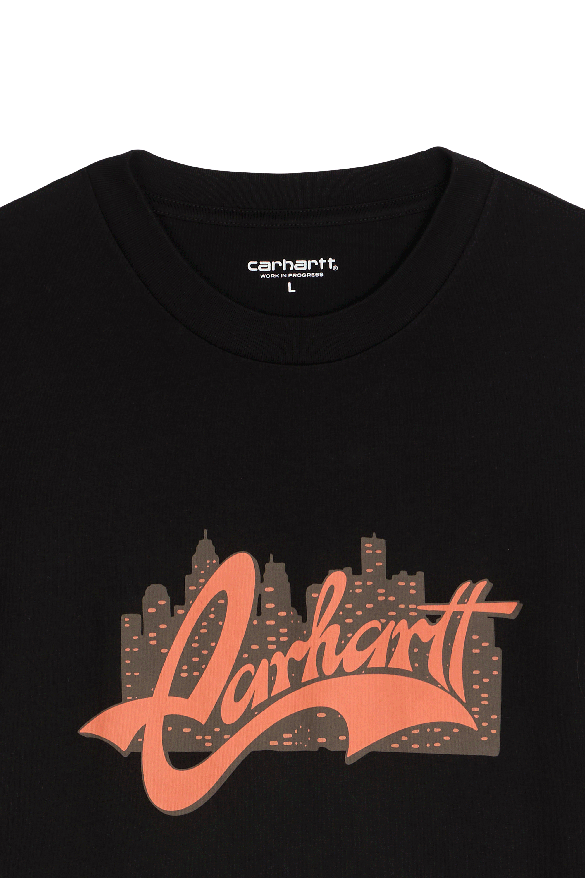 Regular-fit round-neck cotton T-shirt | Black CARHARTT WIP Men