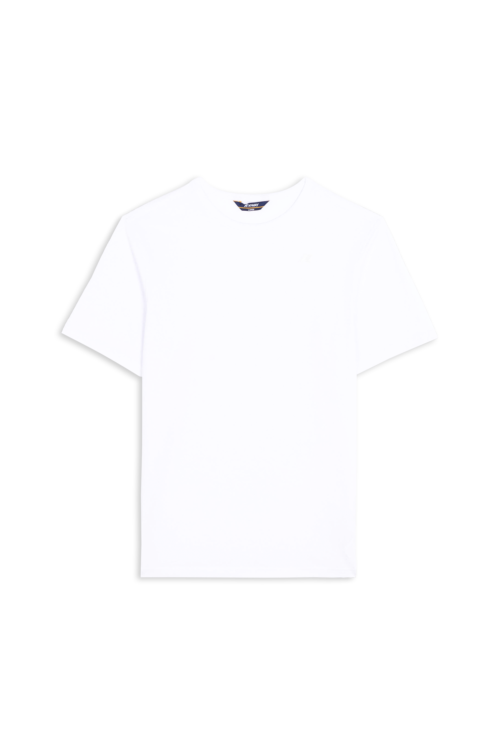 Regular-fit round-neck cotton T-shirt White