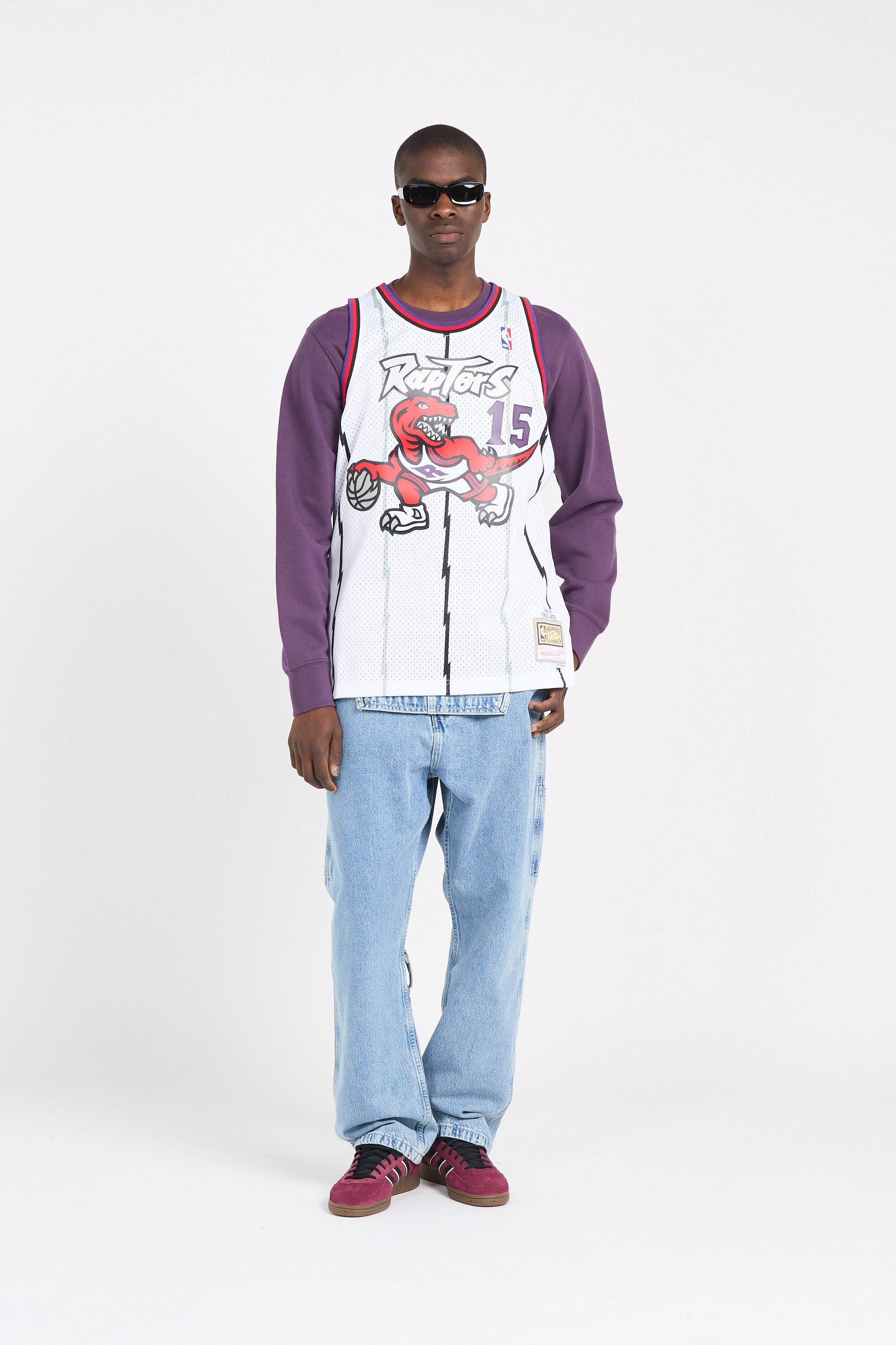 Maillot de basket MITCHELL & NESS Blanc