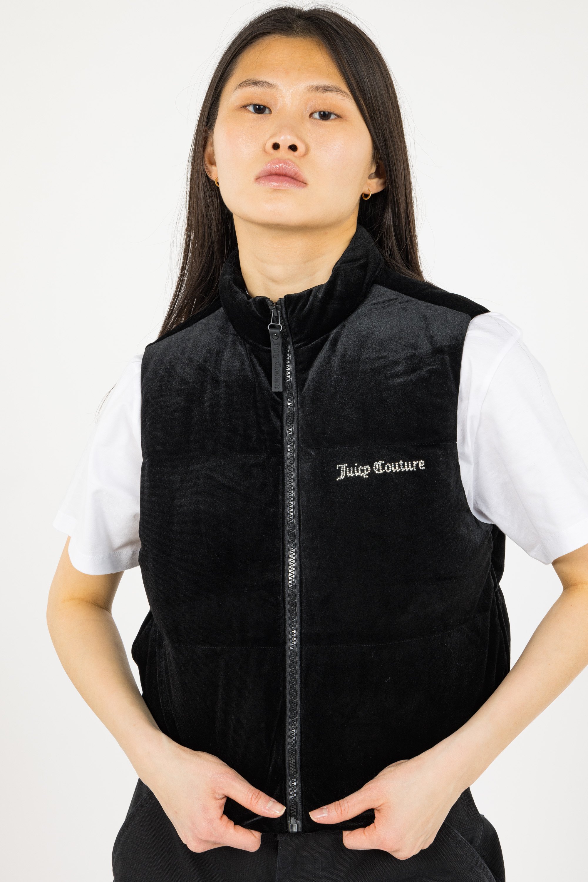 Sleeveless Puffer Jacket Black