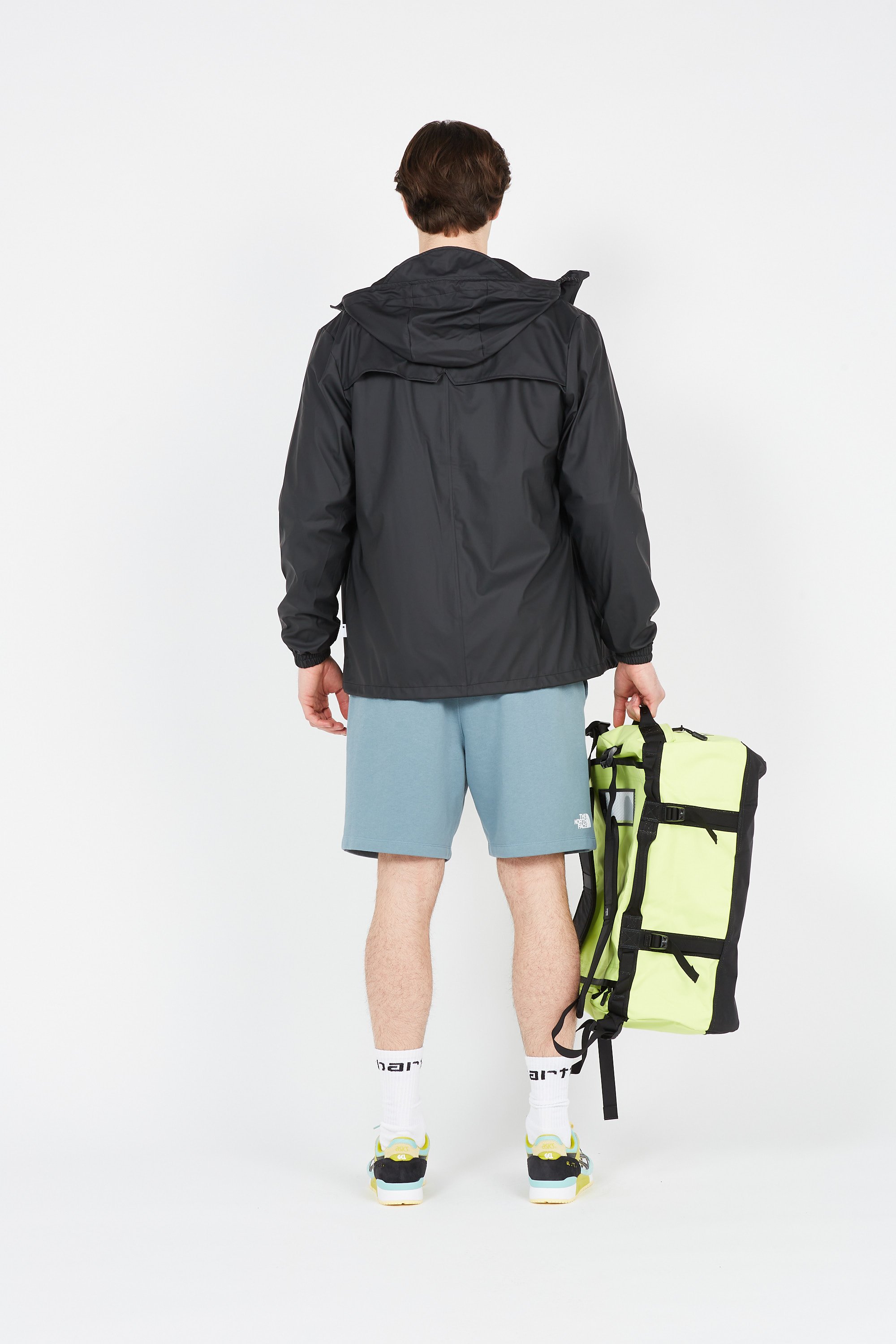Imperméable col montant | Noir RAINS Homme