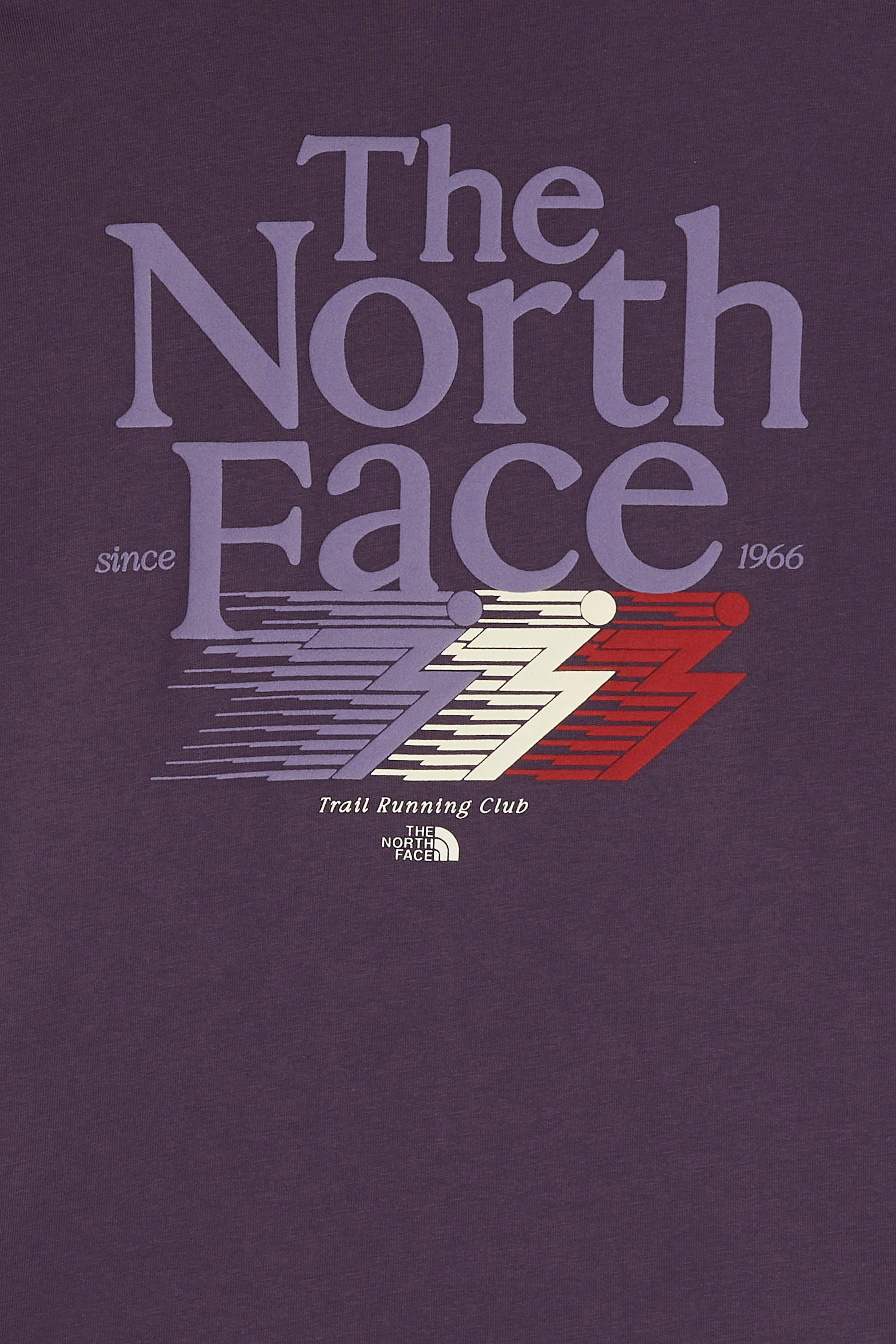 Regular-fit round-neck cotton T-shirt | Purple THE NORTH FACE Men