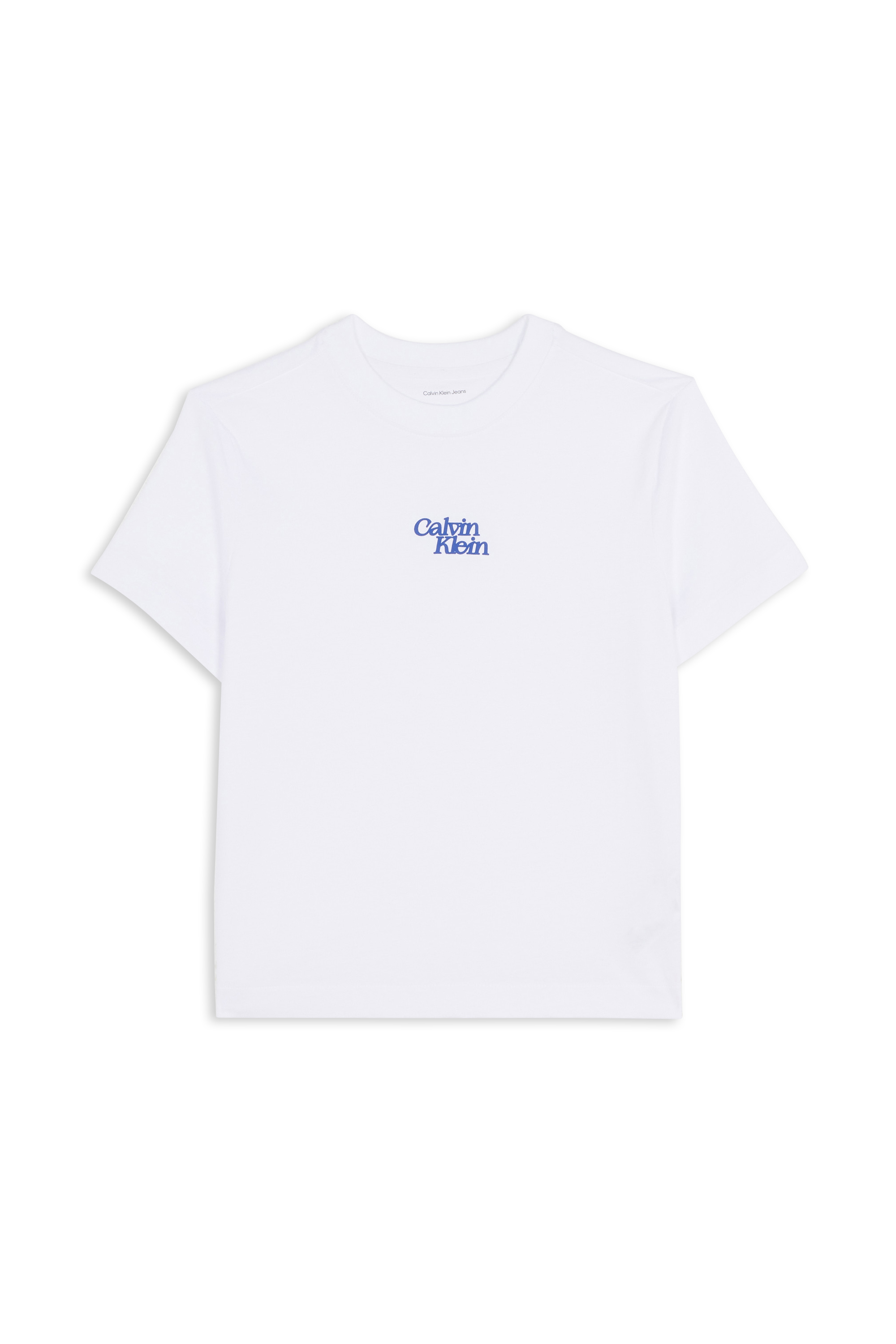 Regular-fit round-neck cotton T-shirt White