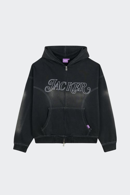 Hoodie zippé - Taille S Noir