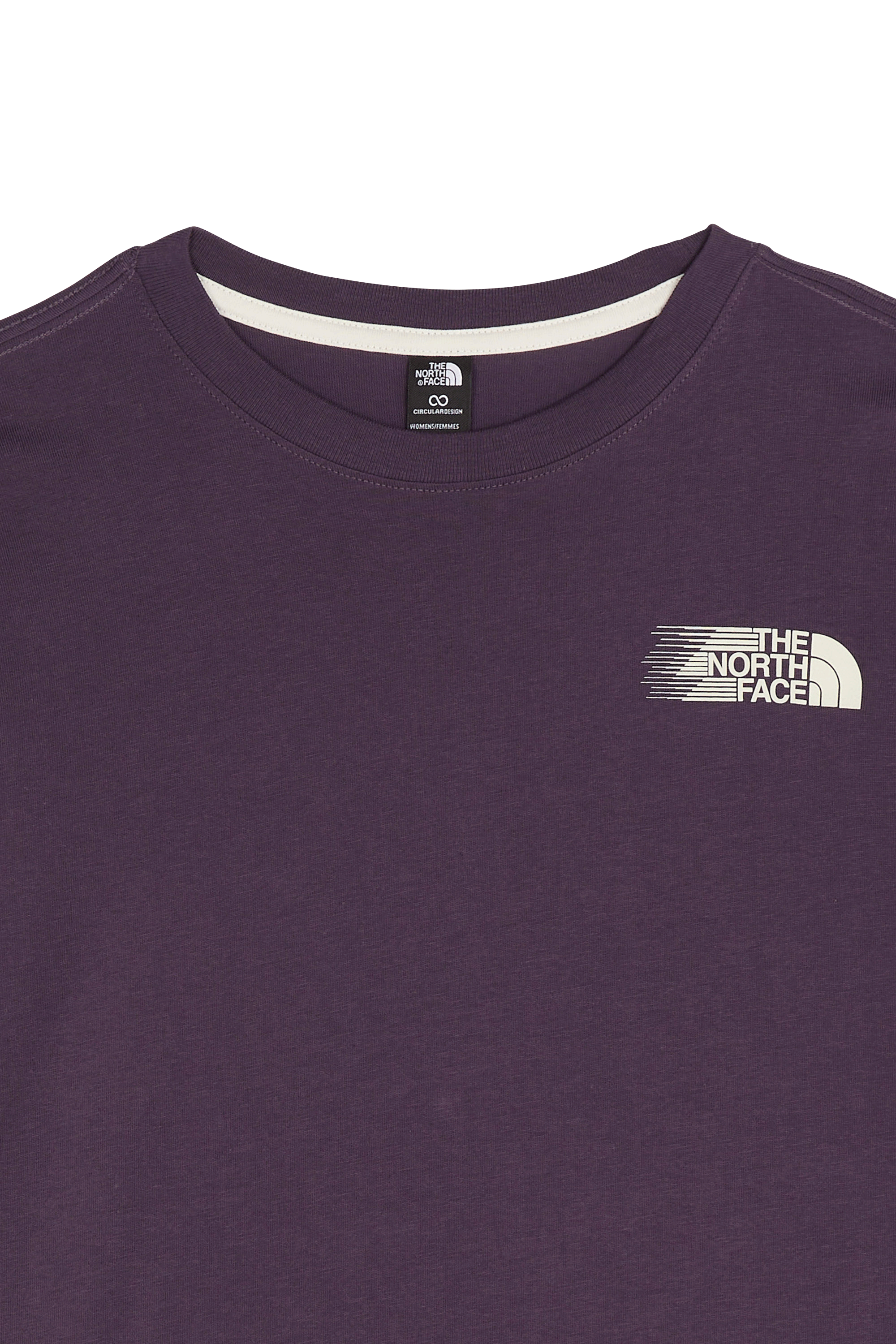 Regular-fit round-neck cotton T-shirt | Purple THE NORTH FACE Men