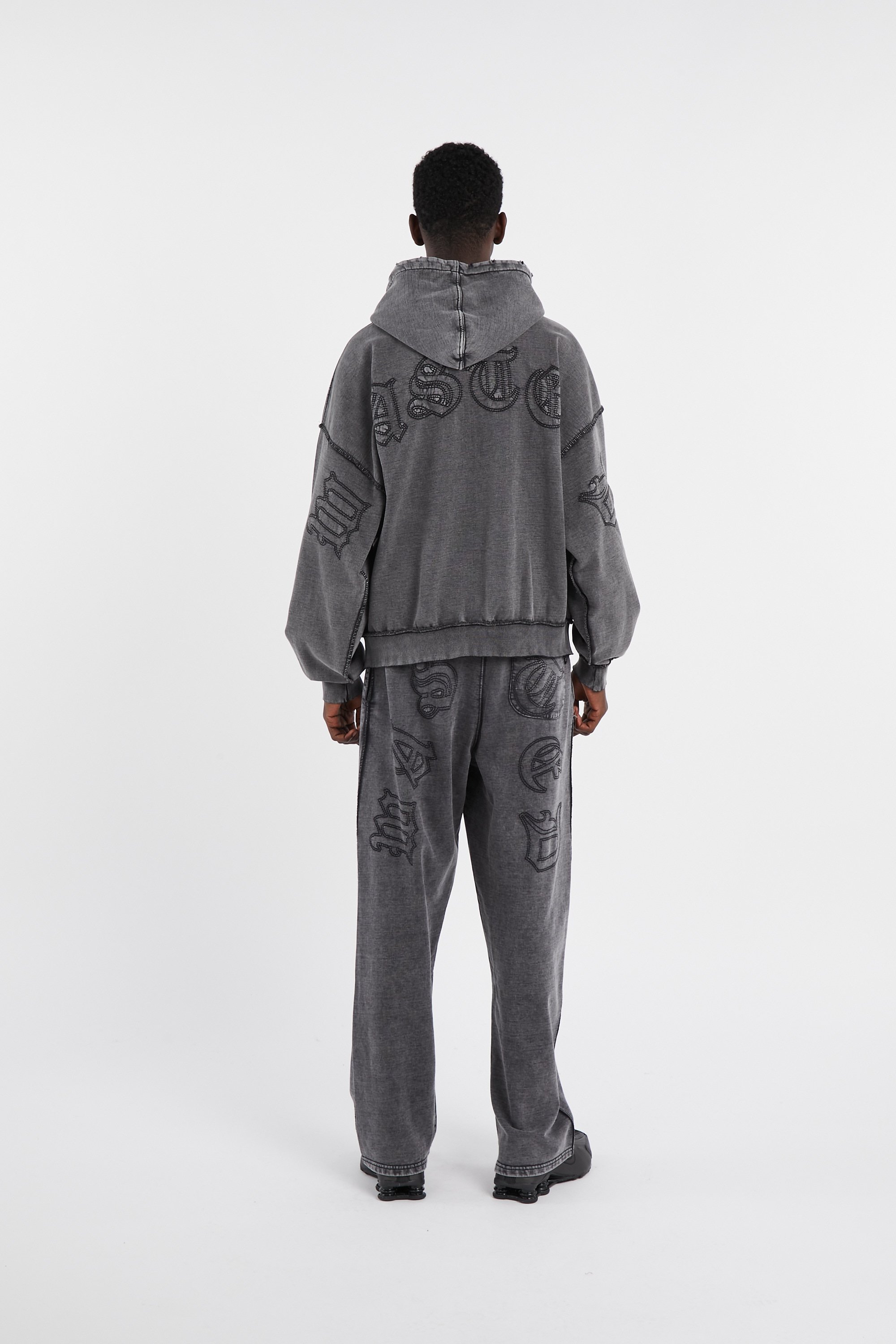 Hoodie zippé | Noir WASTED Homme