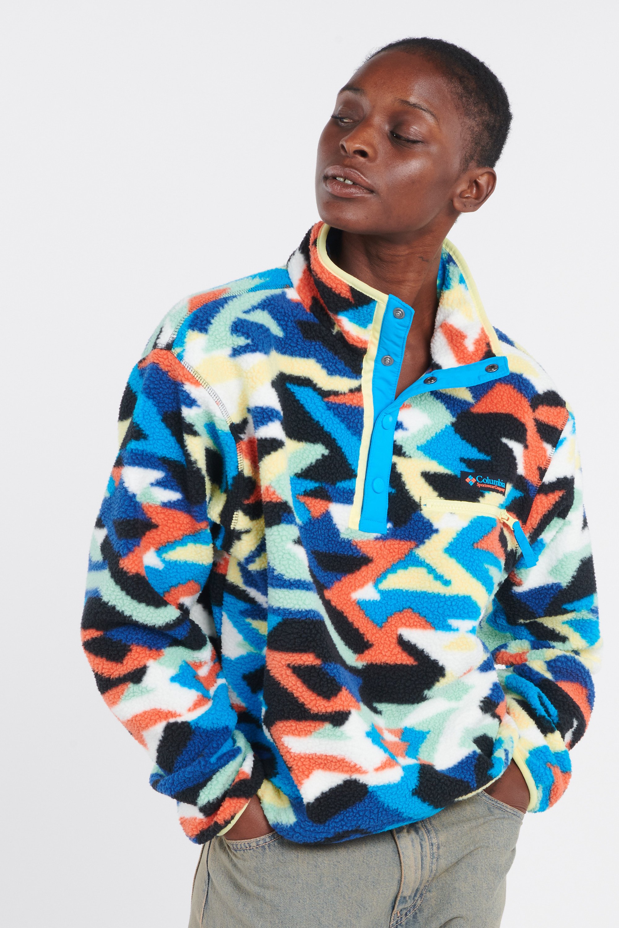 COLUMBIA Polaire Bleu