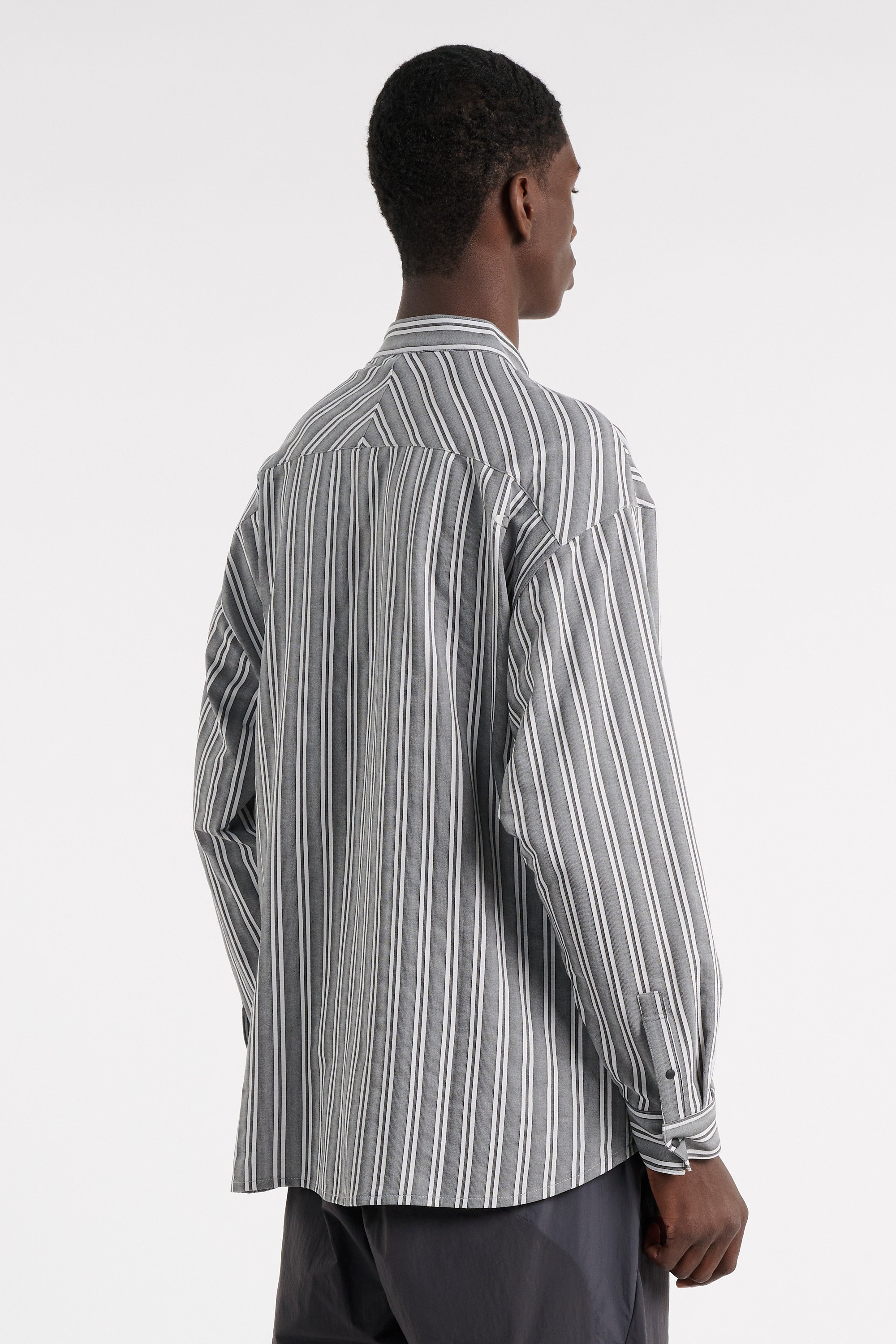 Liam oversized striped shirt  | Green OAKLEY Men
