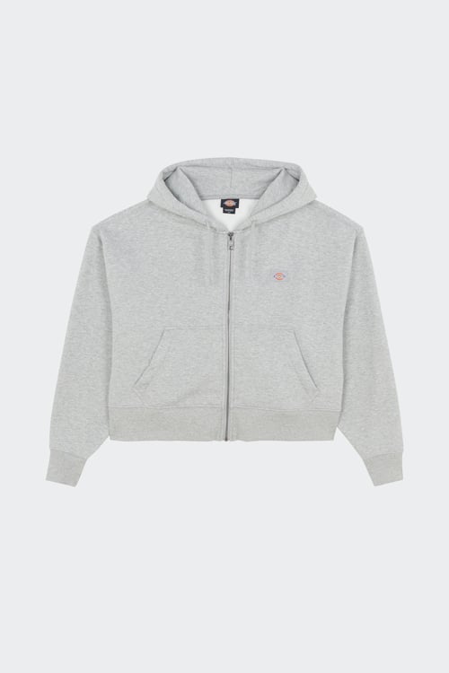 DICKIES Hoodie zippé Gris