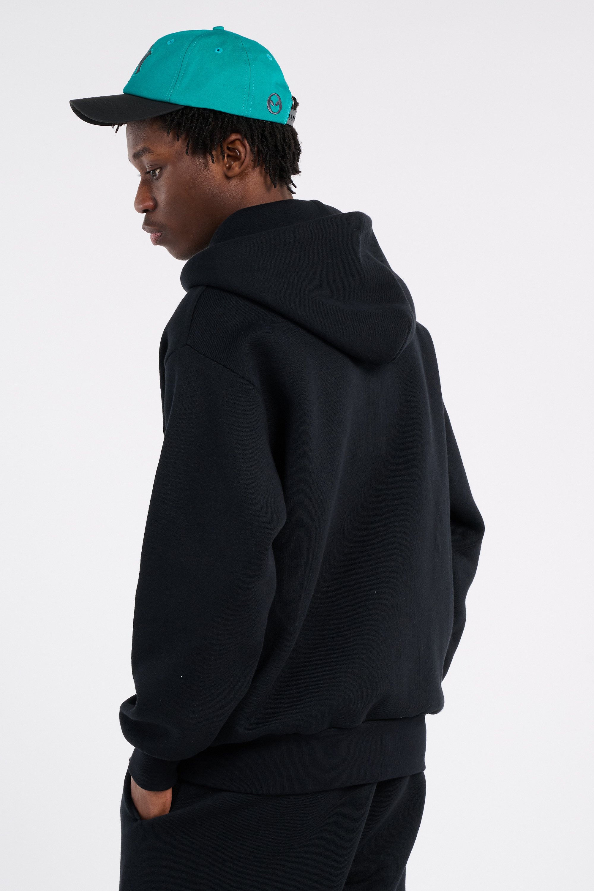 Hoodie zippé Noir