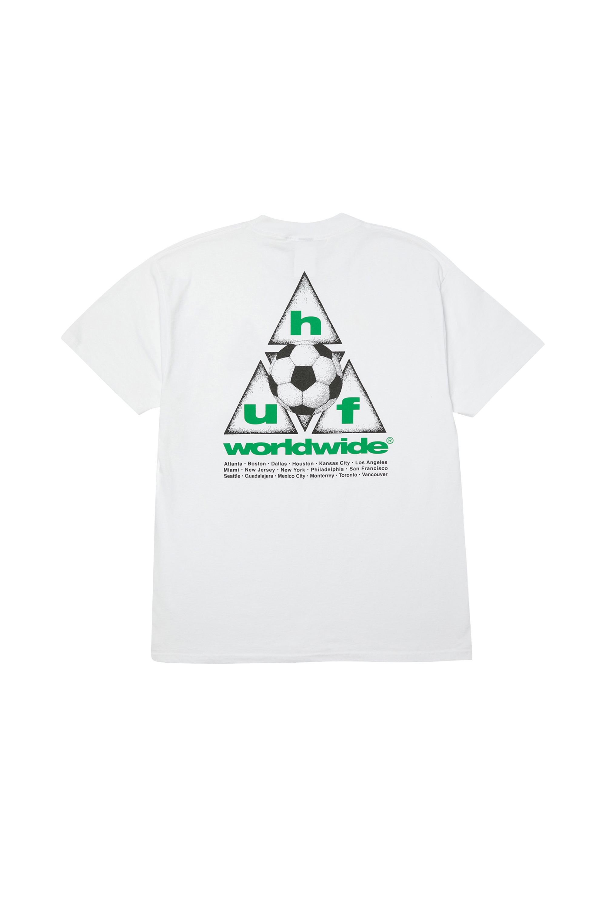 Regular-fit round-neck cotton T-shirt | White HUF Men