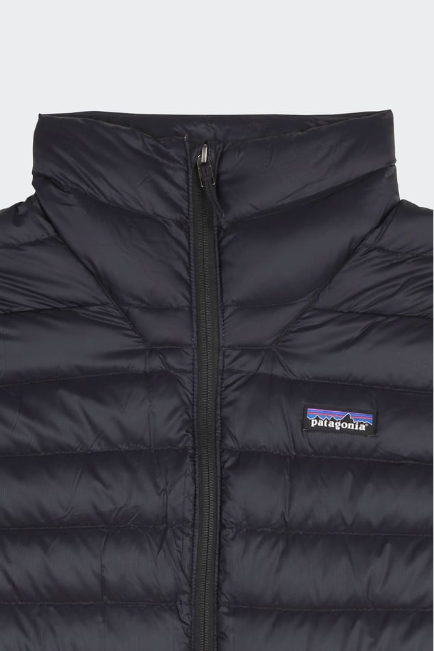 Black Sleeveless Puffer Jacket