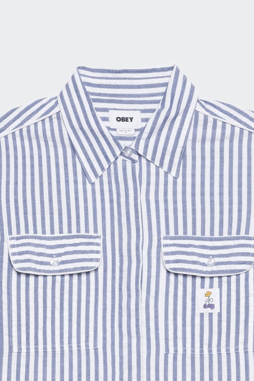 OBEY chemise Bleu