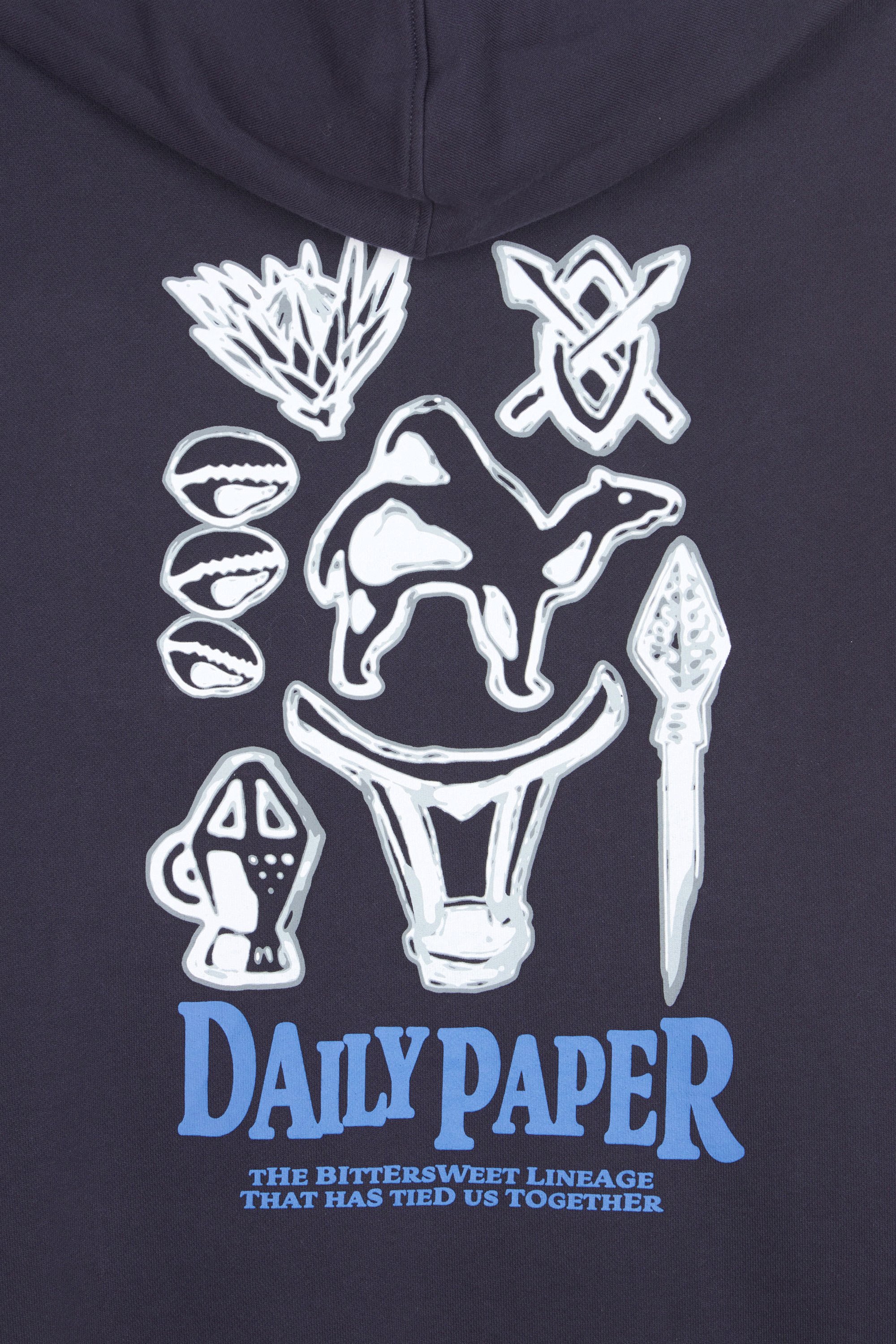 hoodie | Bleu by DAILY PAPER hoodie Bleu