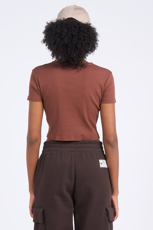 OBEY T-shirt Marron