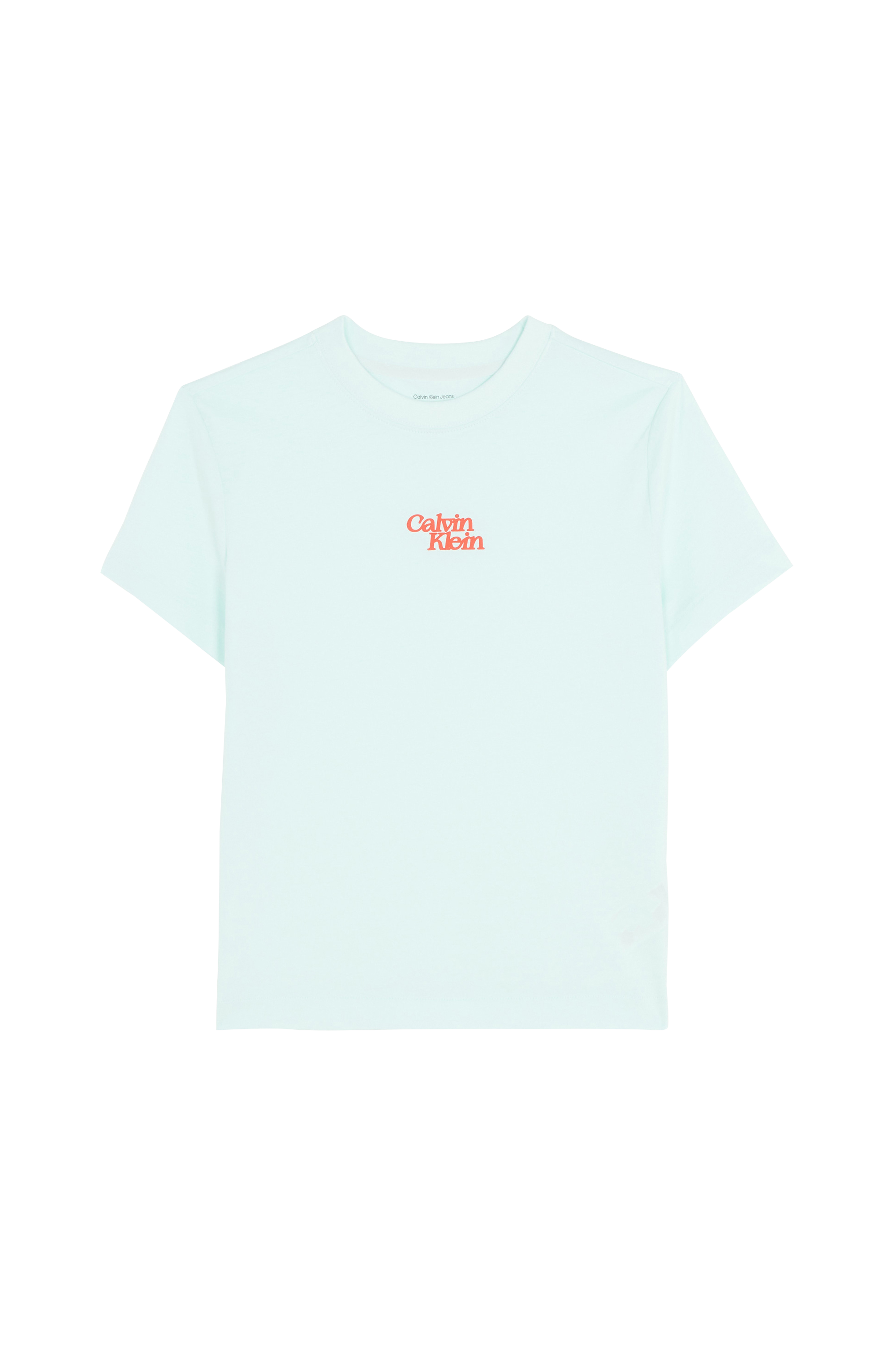 Regular-fit round-neck cotton T-shirt Green