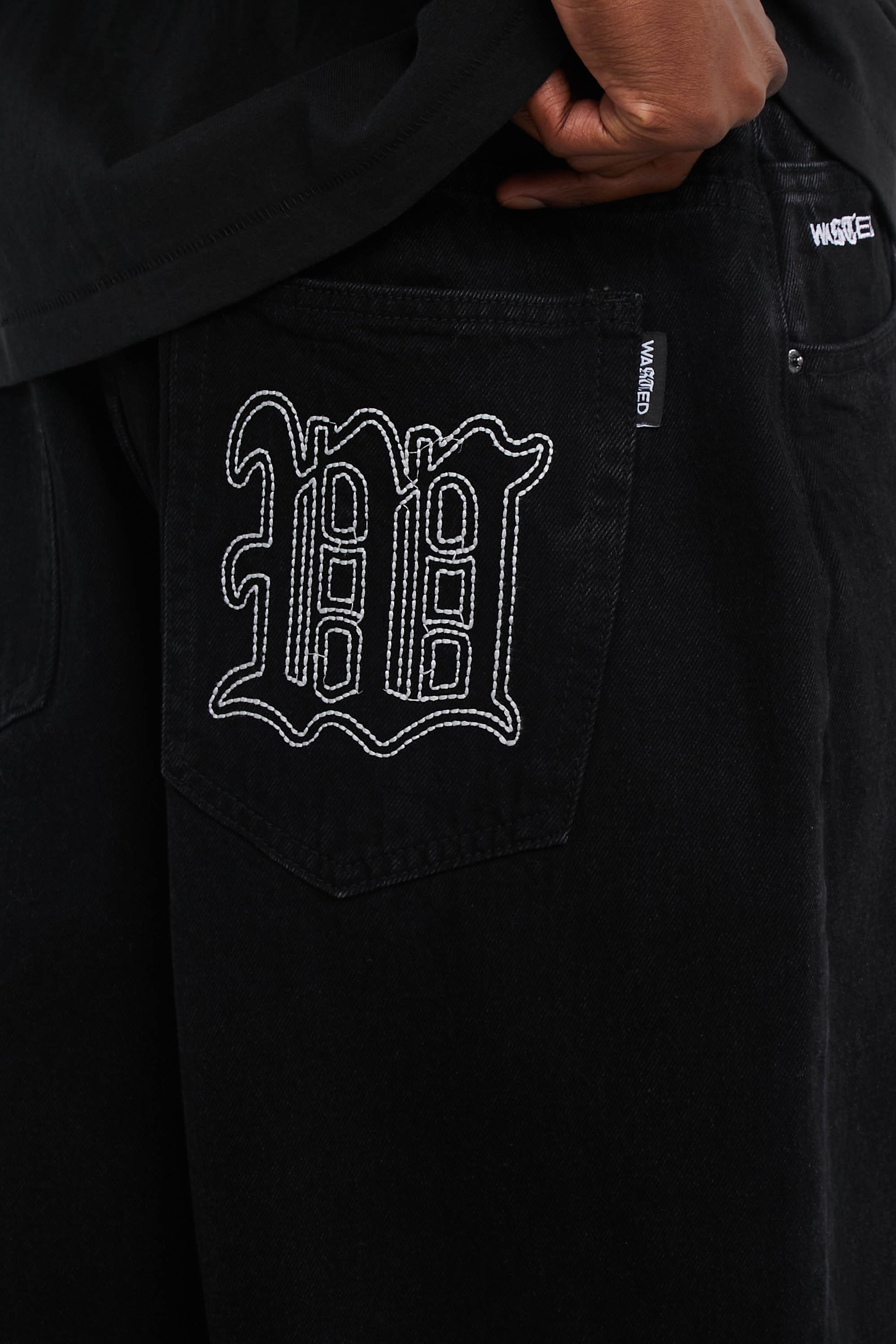 Jean | Noir WASTED Homme
