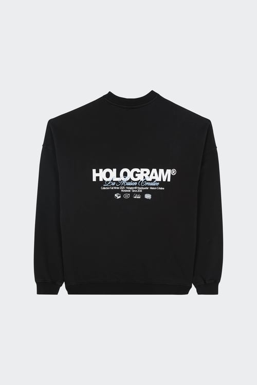HOLOGRAM Sweatshirt Noir
