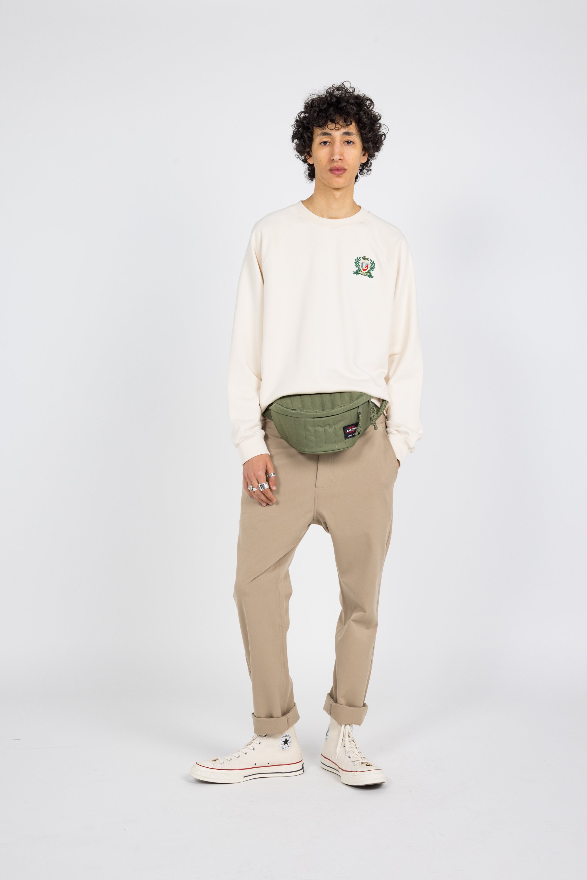 Canvas waist bag | Khaki EASTPAK Men