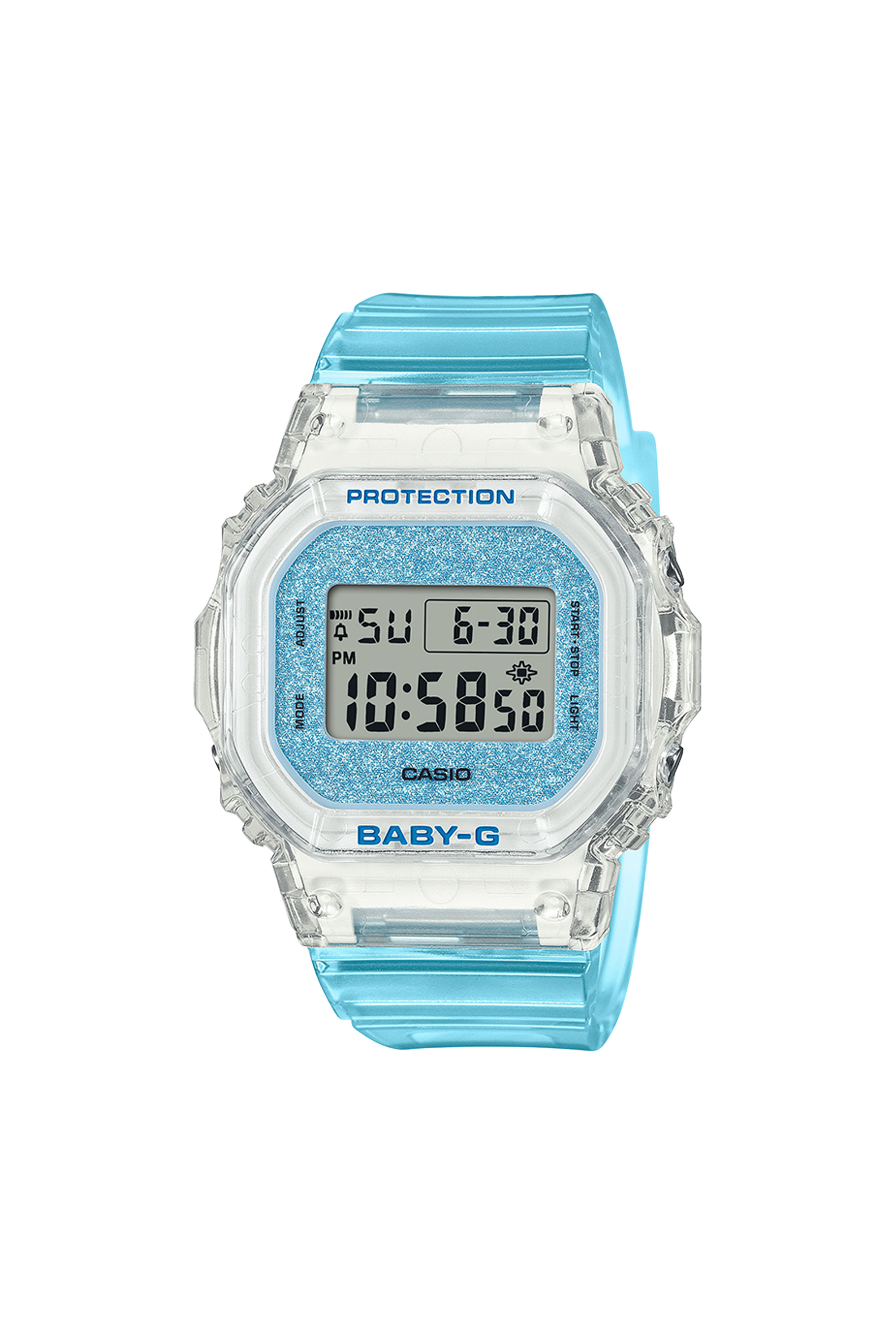Auto-Illuminator resin watch Blue