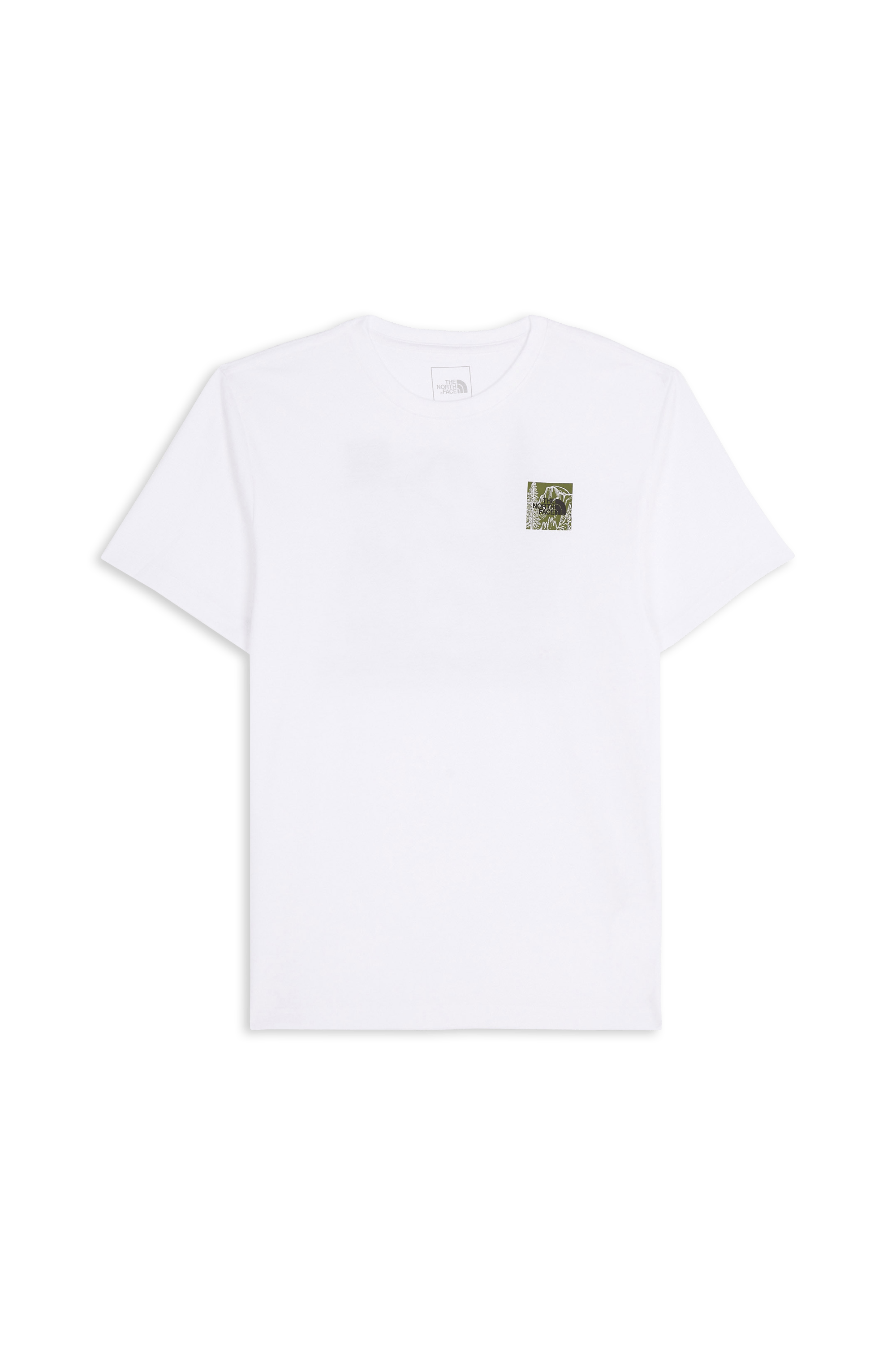 Regular-fit round-neck cotton T-shirt | White THE NORTH FACE Men