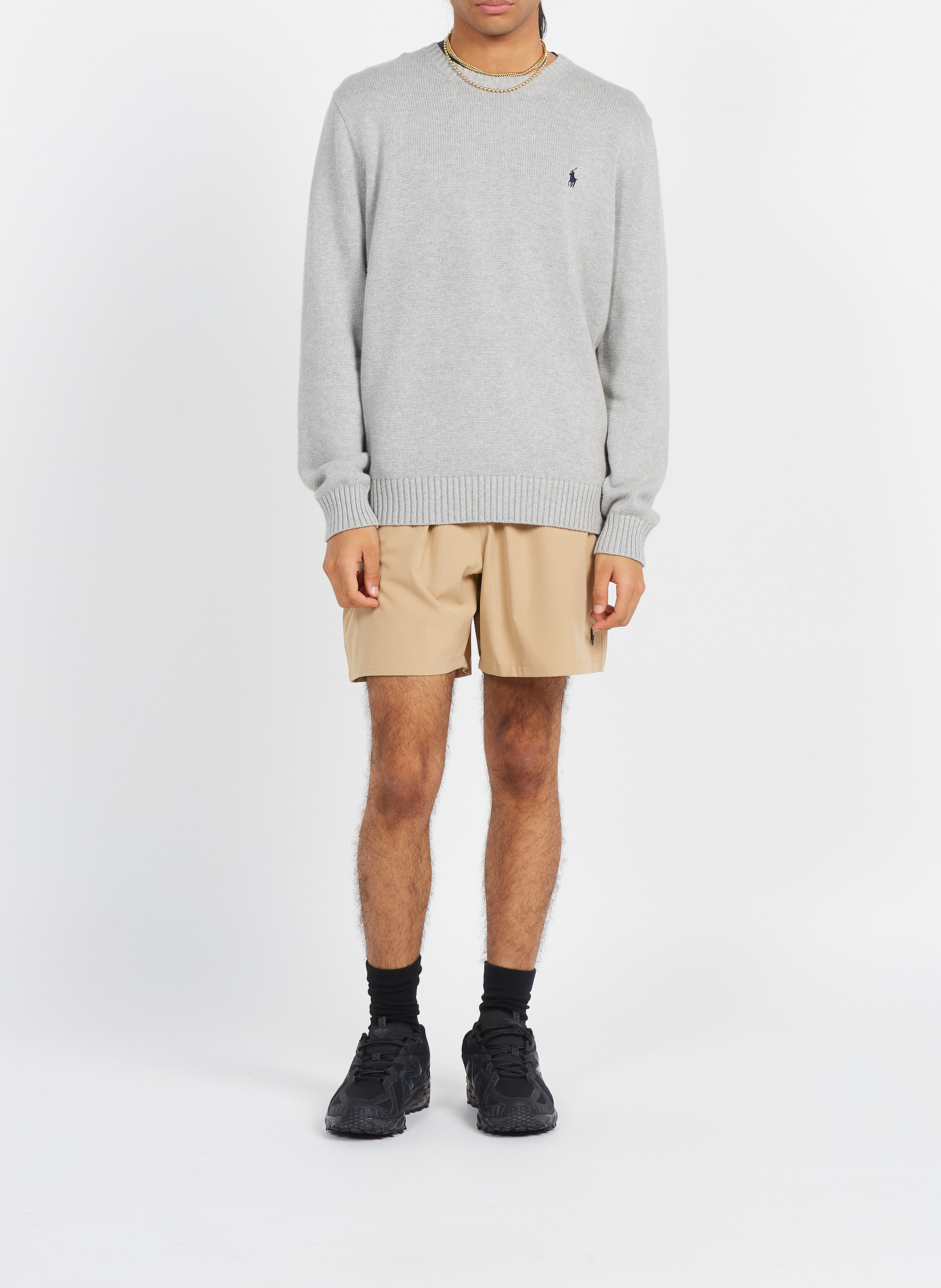 Pull col rond | Gris POLO RALPH LAUREN Homme