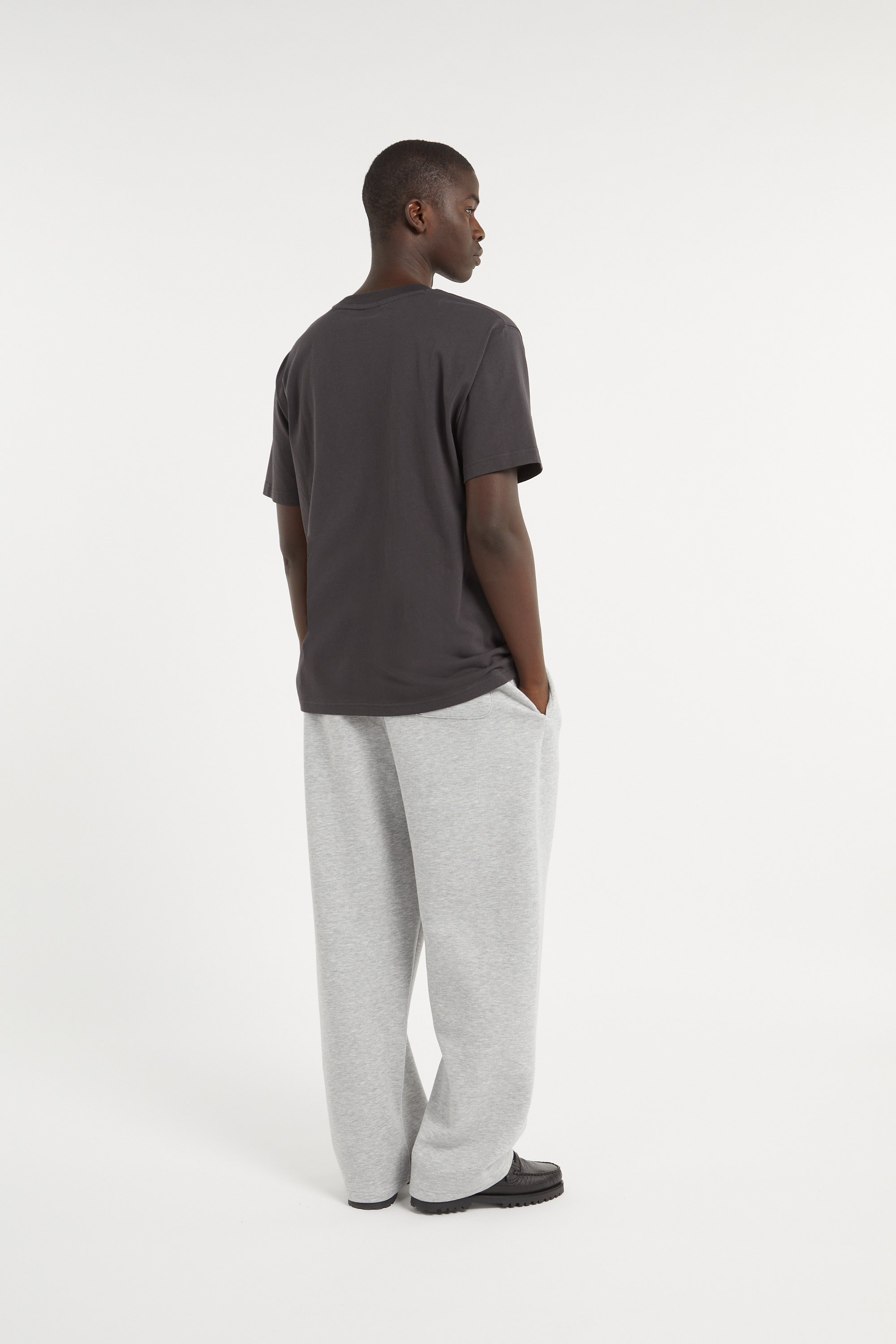 Regular-fit round-neck cotton T-shirt | Black NEW BALANCE Men