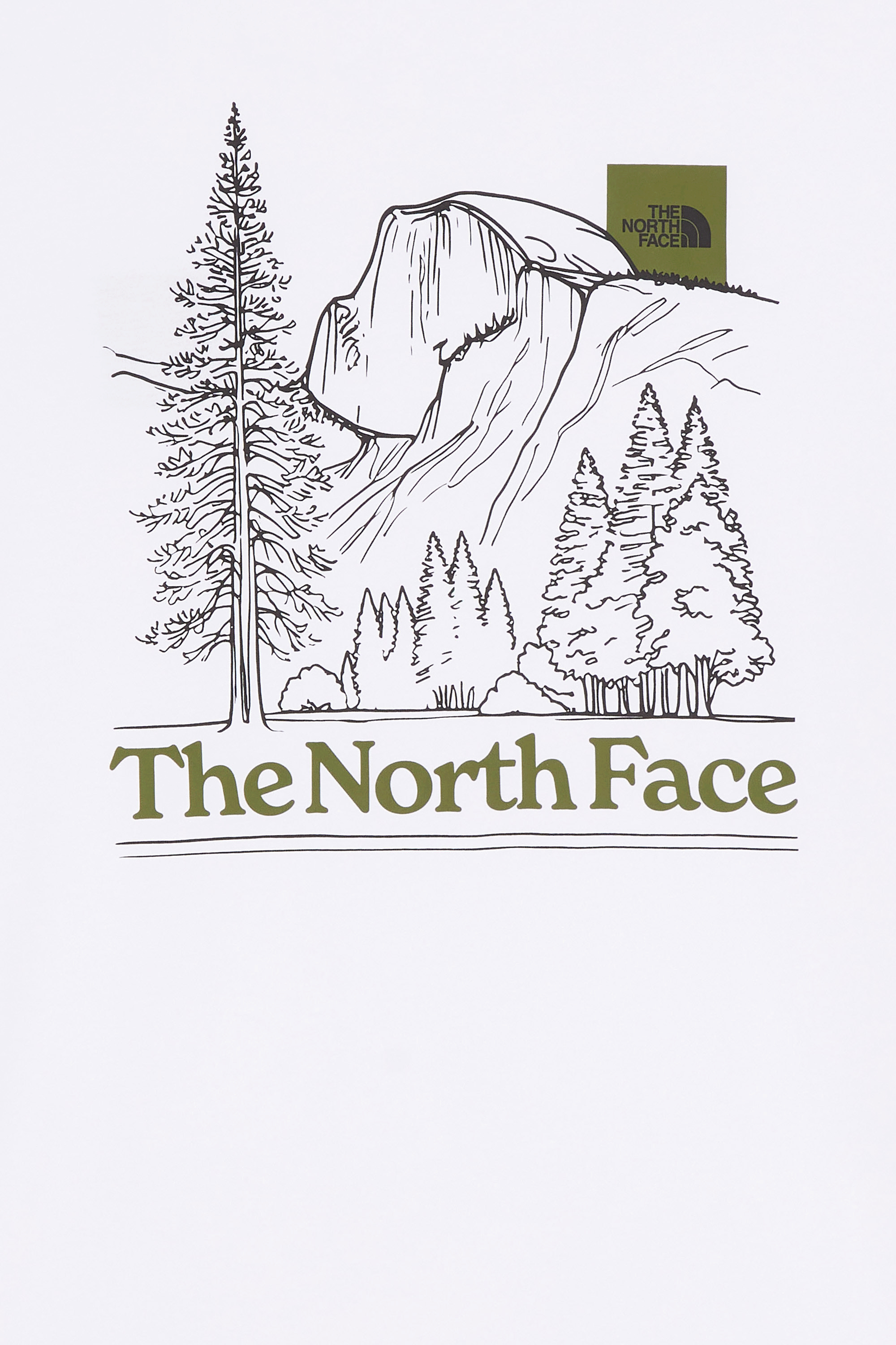 Regular-fit round-neck cotton T-shirt | White THE NORTH FACE Men