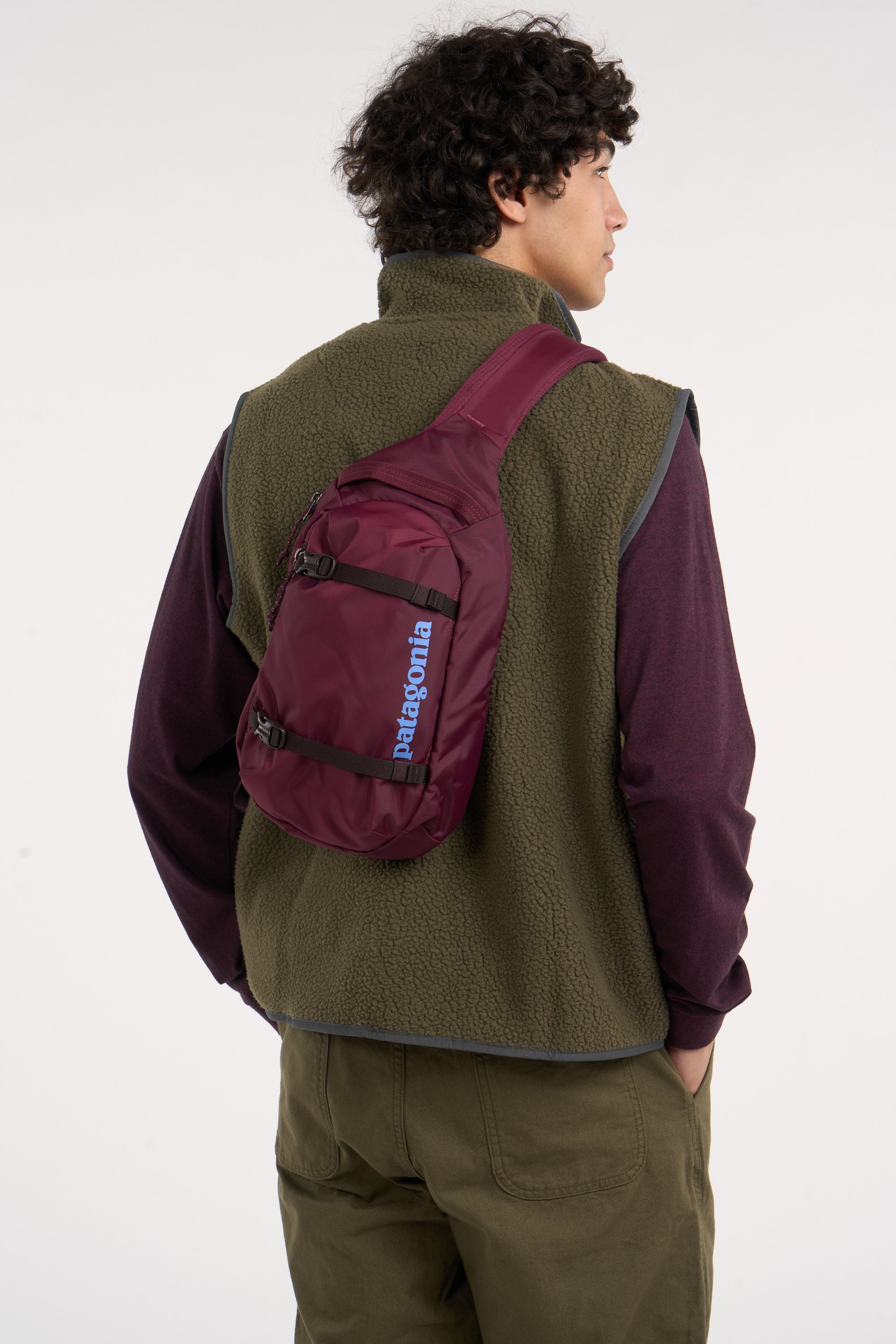 Sac banane zippé uni  | Violet PATAGONIA Homme