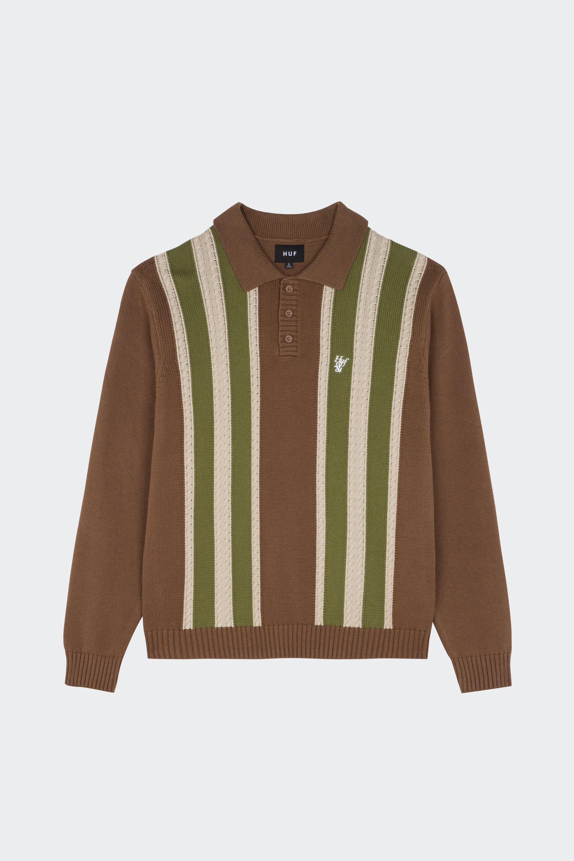 Polo shirt | Brown by HUF Polo shirt Brown