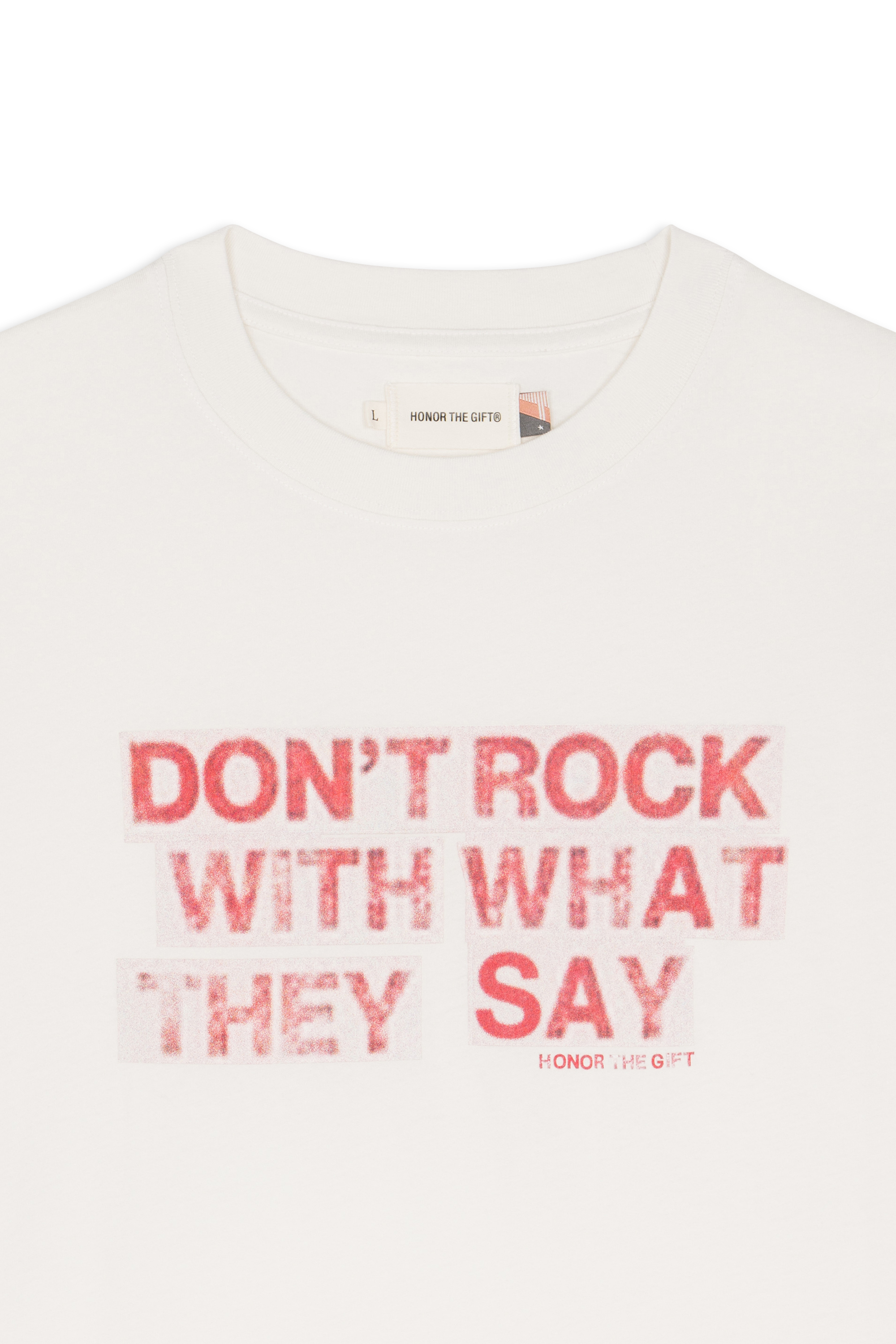 Regular-fit round-neck cotton T-shirt White